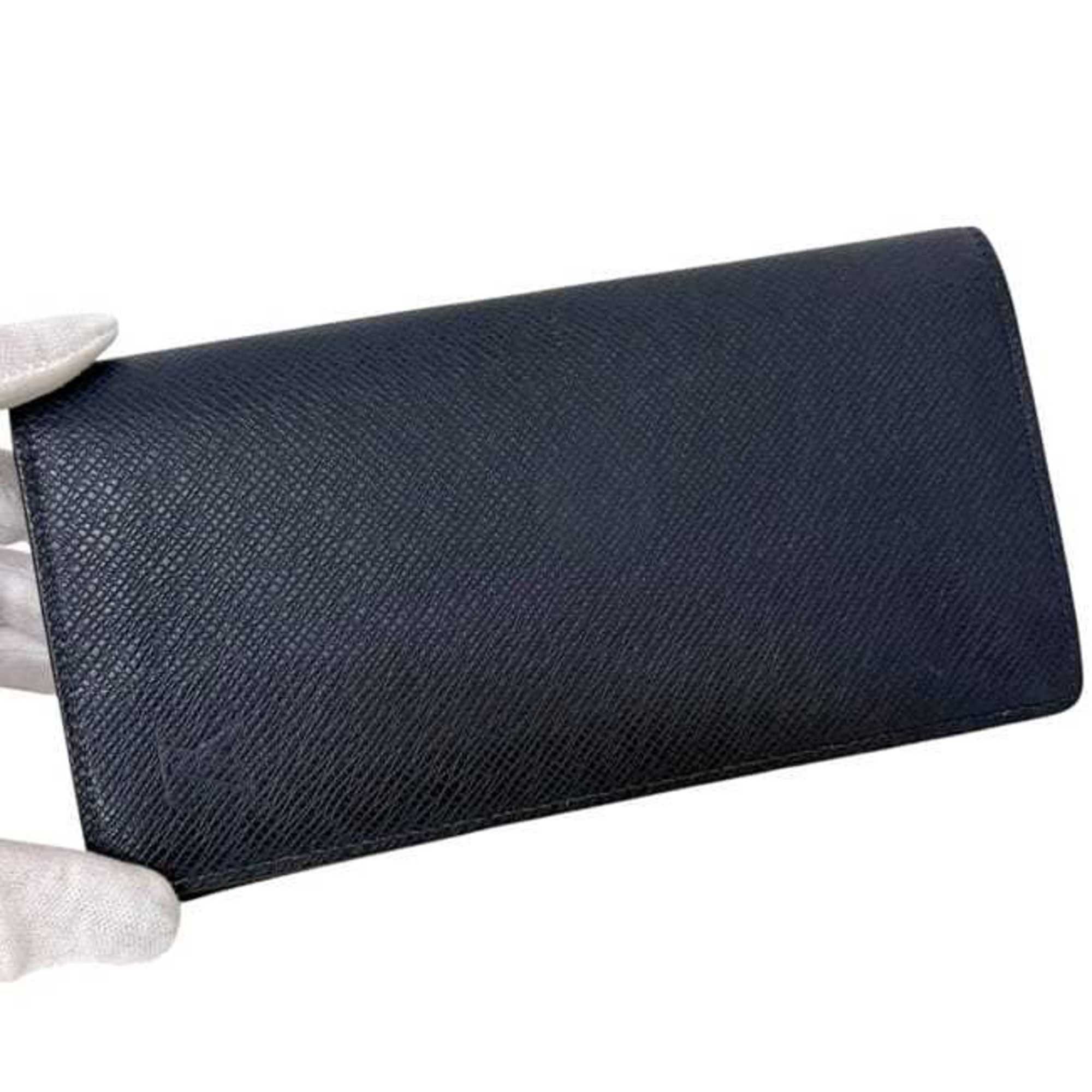 Taiga Leather Long Wallet (Bi-Fold) (Pre-Owned) - Louis Vuitton - Modalova