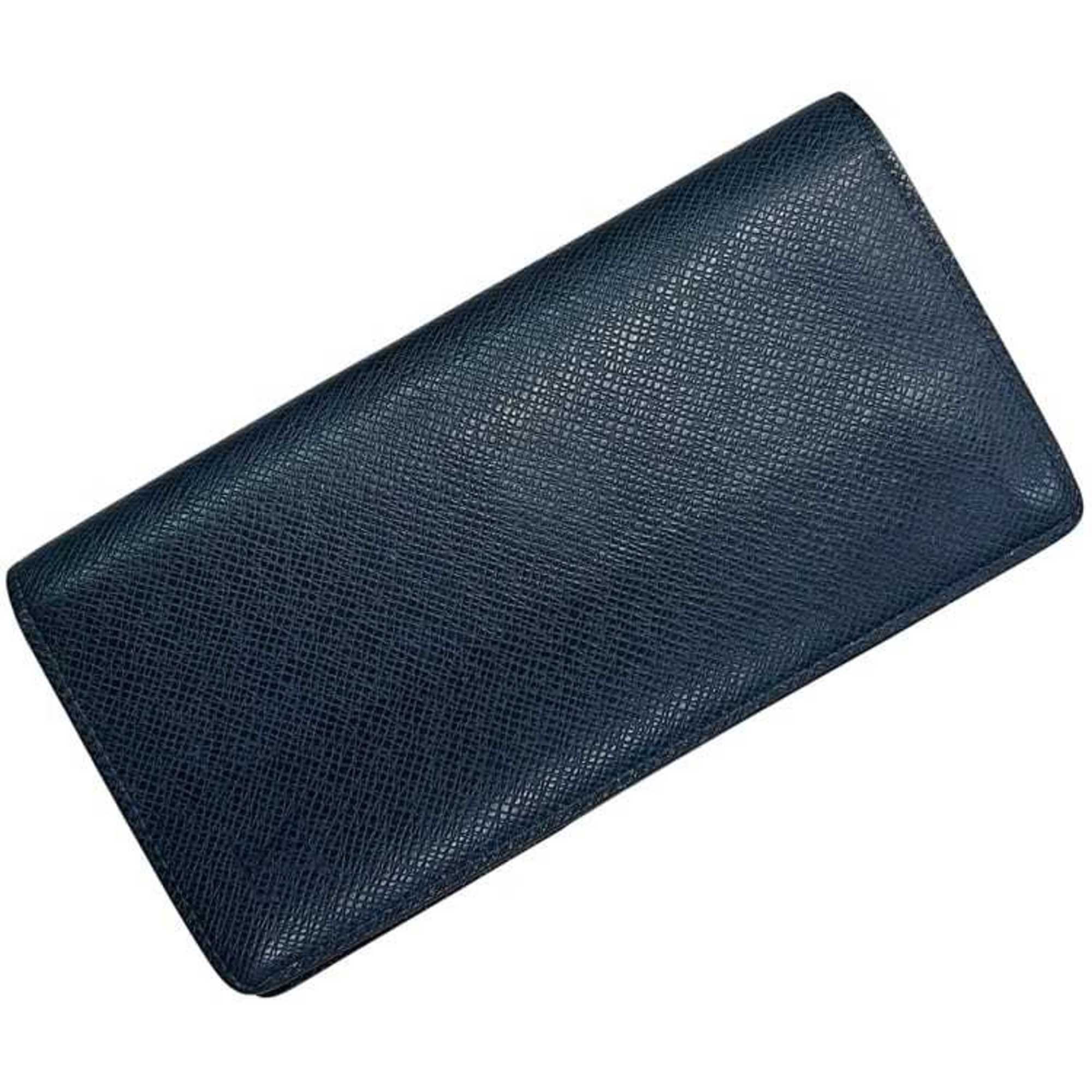 Taiga Leather Long Wallet (Bi-Fold) (Pre-Owned) - Louis Vuitton - Modalova