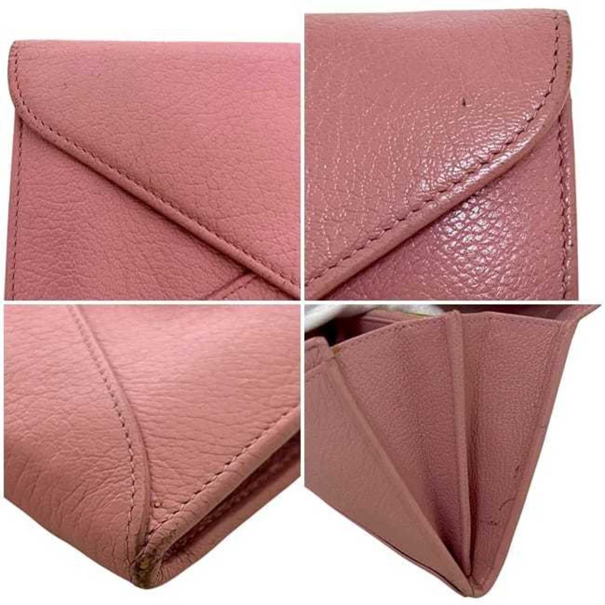 Leather Long Wallet (Bi-Fold) (Pre-Owned) - Miu Miu - Modalova