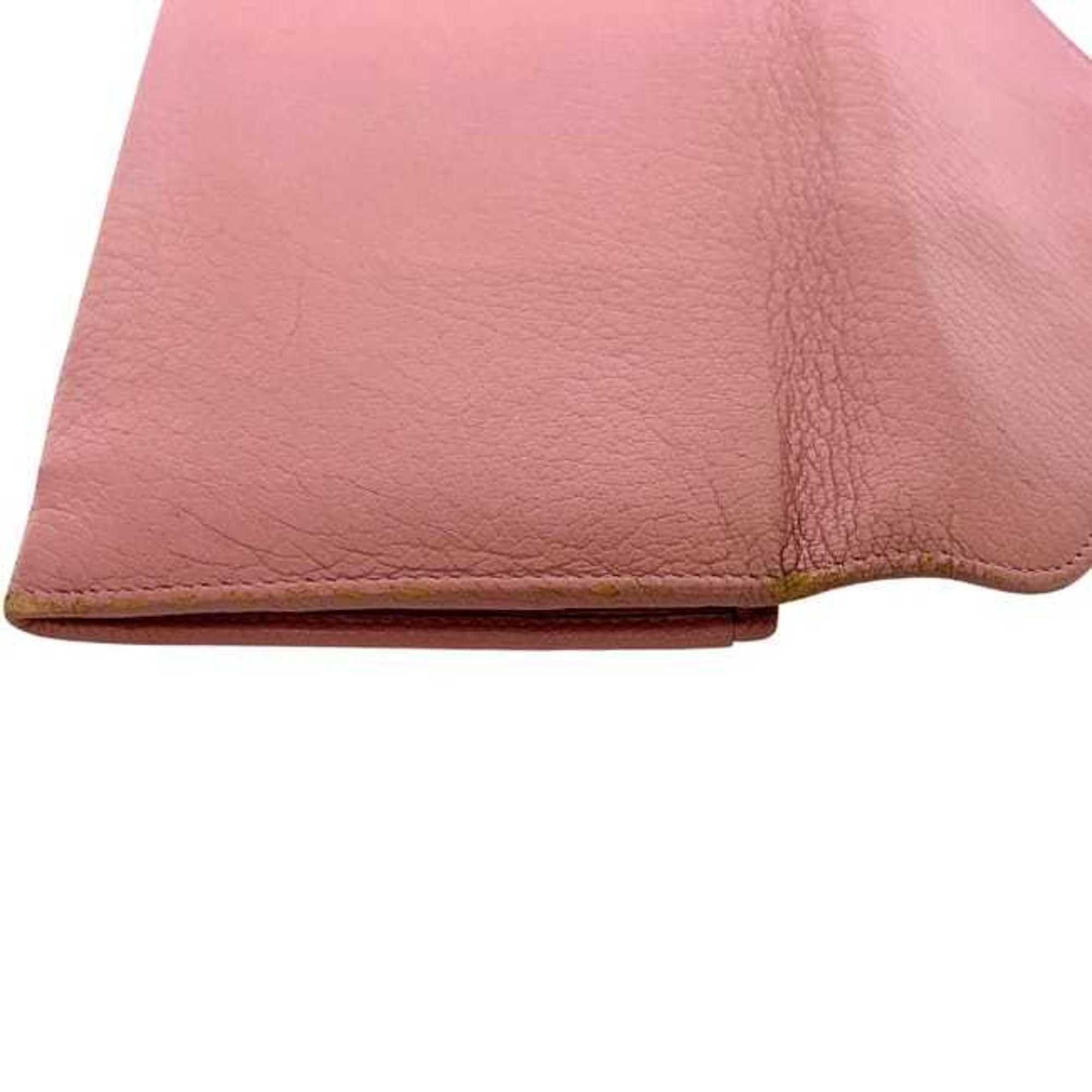 Leather Long Wallet (Bi-Fold) (Pre-Owned) - Miu Miu - Modalova