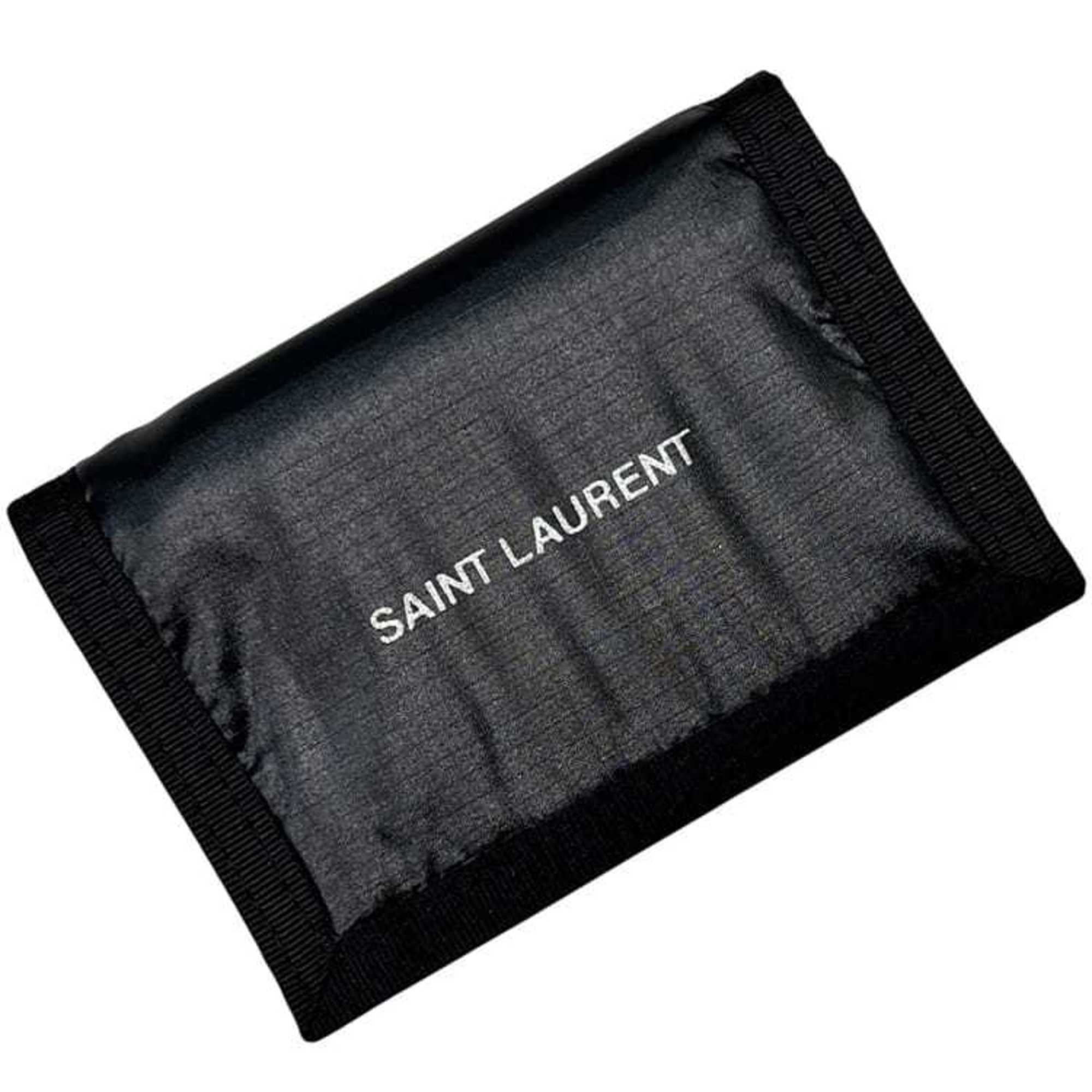 Nylon Canvas Wallet (Tri-Fold) (Pre-Owned) - Saint Laurent - Modalova