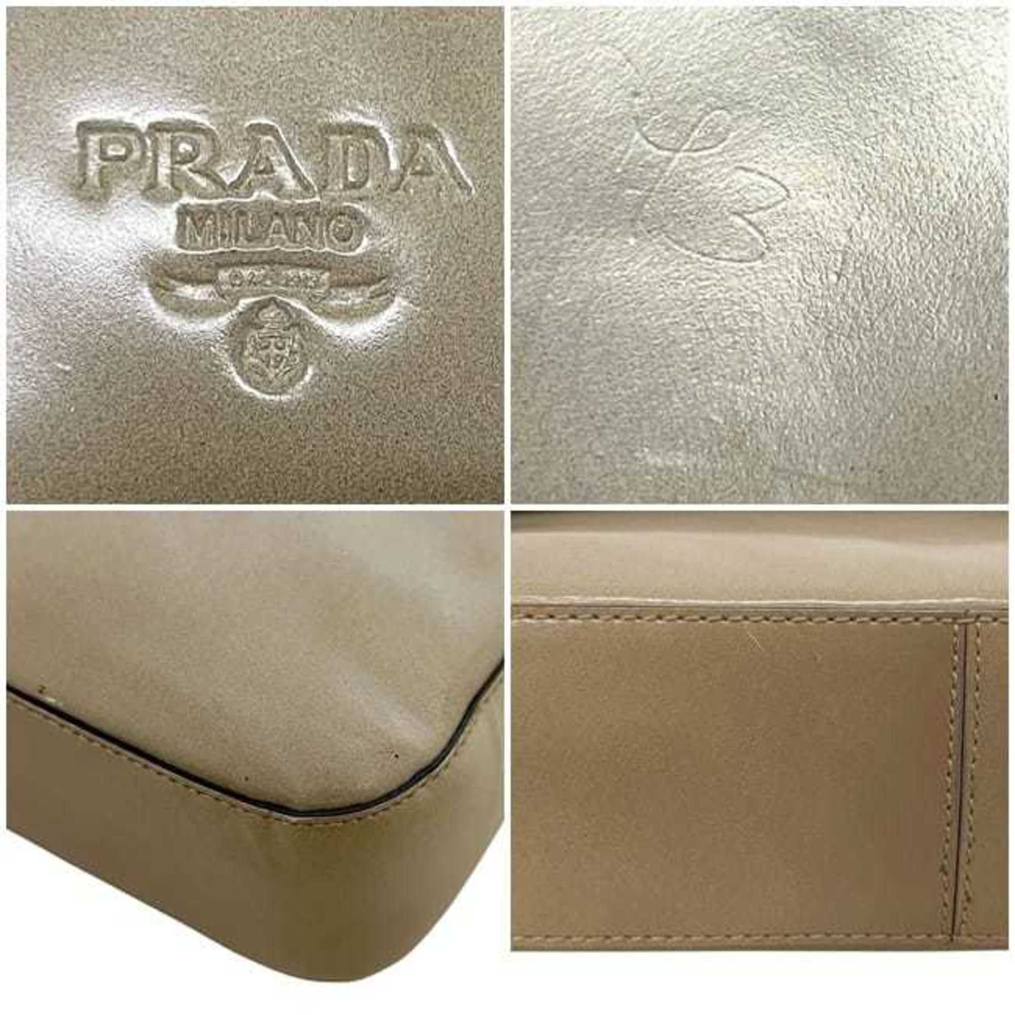 Leather Shoulder Bag (Pre-Owned) - Prada - Modalova