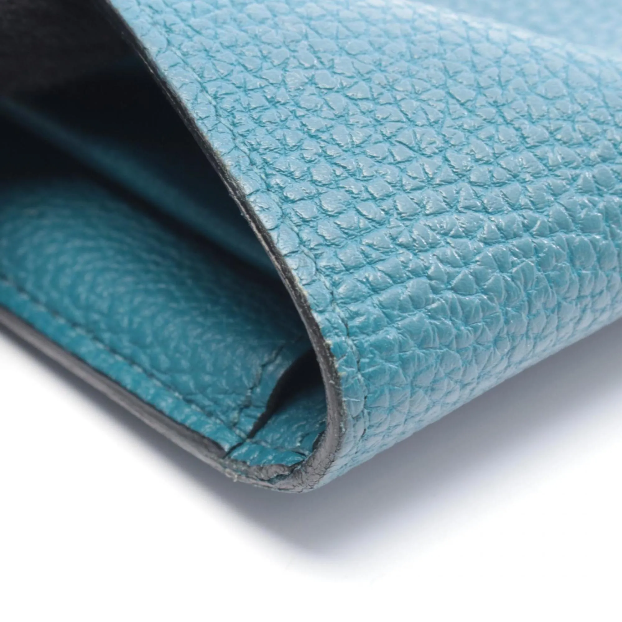 Taurillon Clemence Leather Long Wallet (Bi-Fold) (Pre-Owned) - Hermes - Modalova