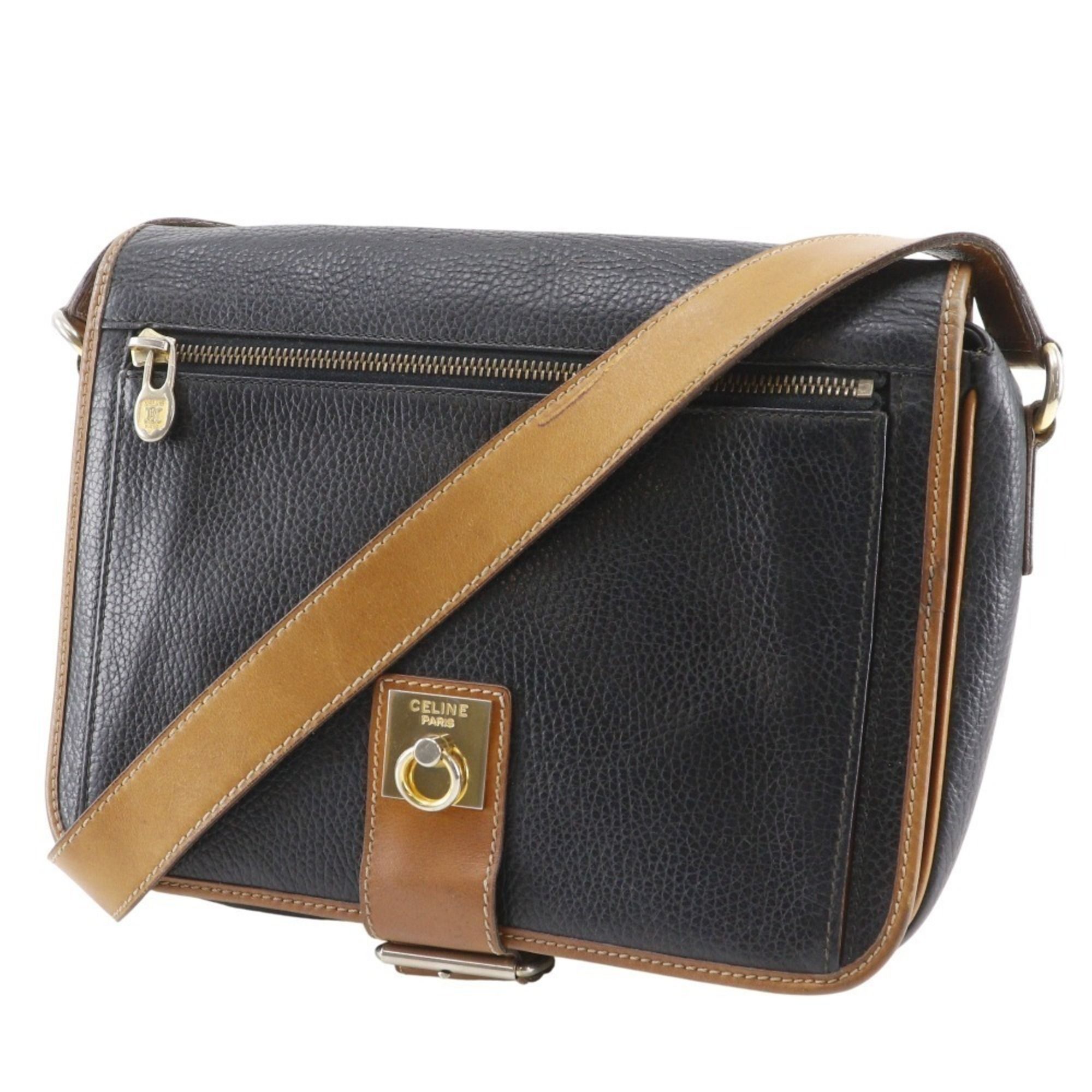 Leather Shoulder Bag (Pre-Owned) - Celine - Modalova