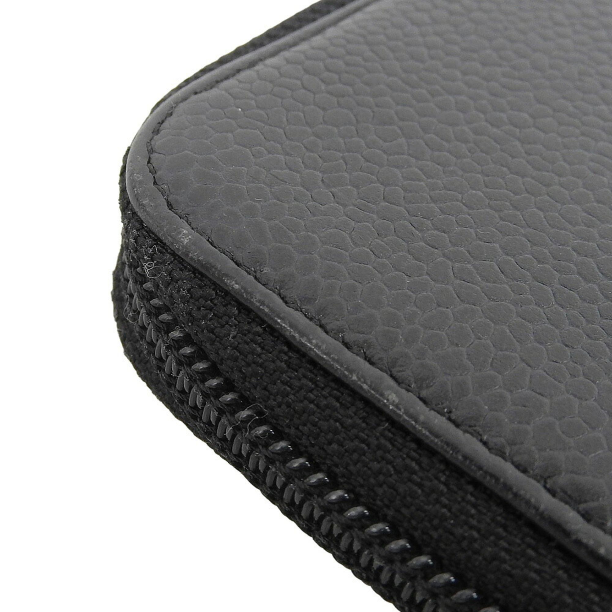 Grained Calfskin Long Wallet (Bi-Fold) (Pre-Owned) - Chanel - Modalova