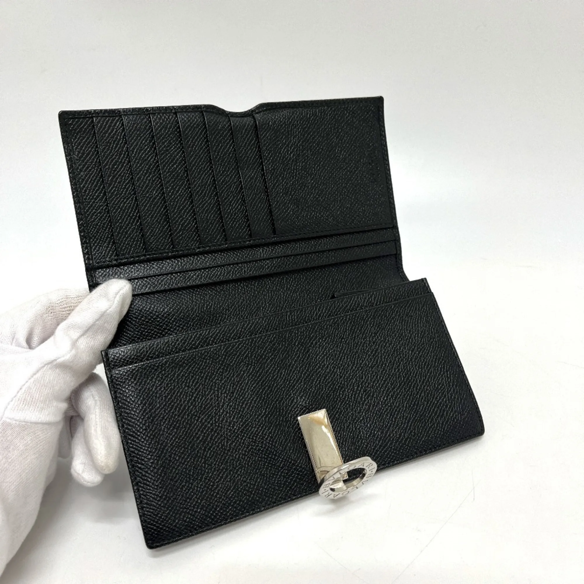 Leather Long Wallet (Bi-Fold) (Pre-Owned) - Bvlgari - Modalova