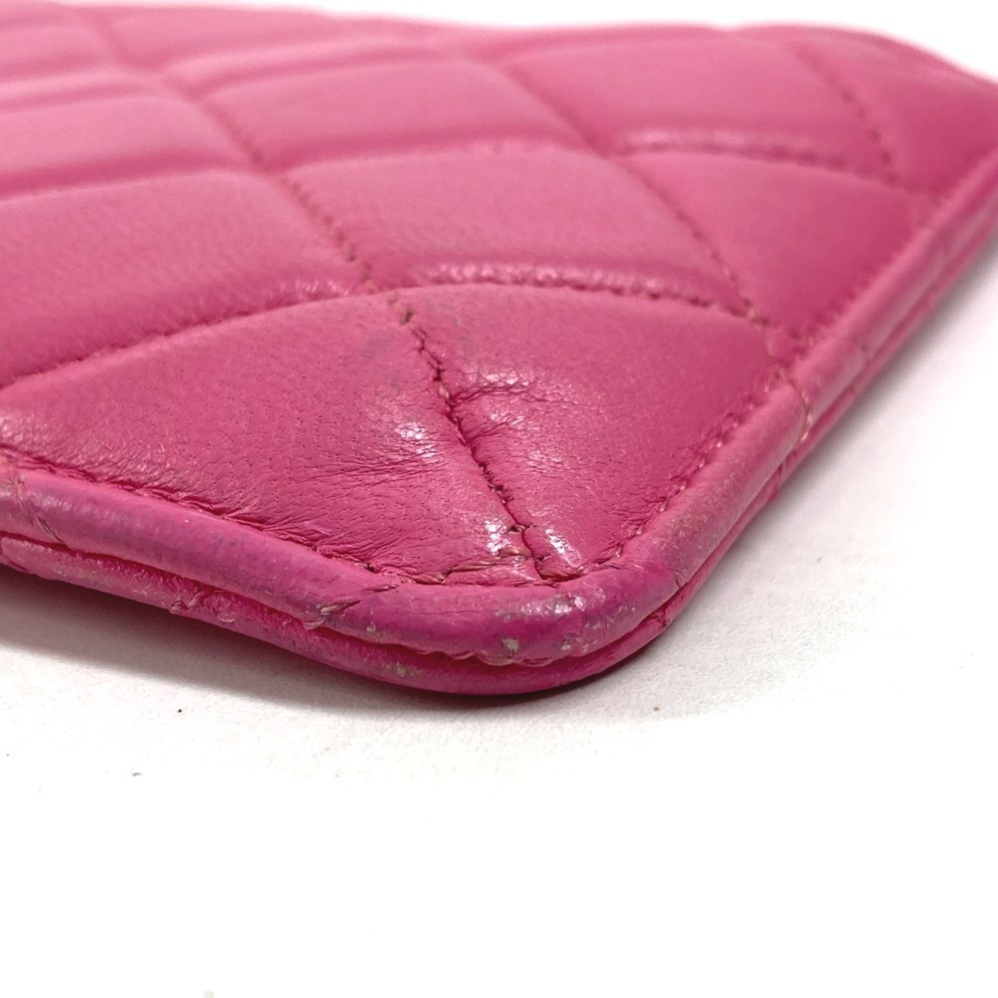Leather Long Wallet (Bi-Fold) (Pre-Owned) - Chanel - Modalova