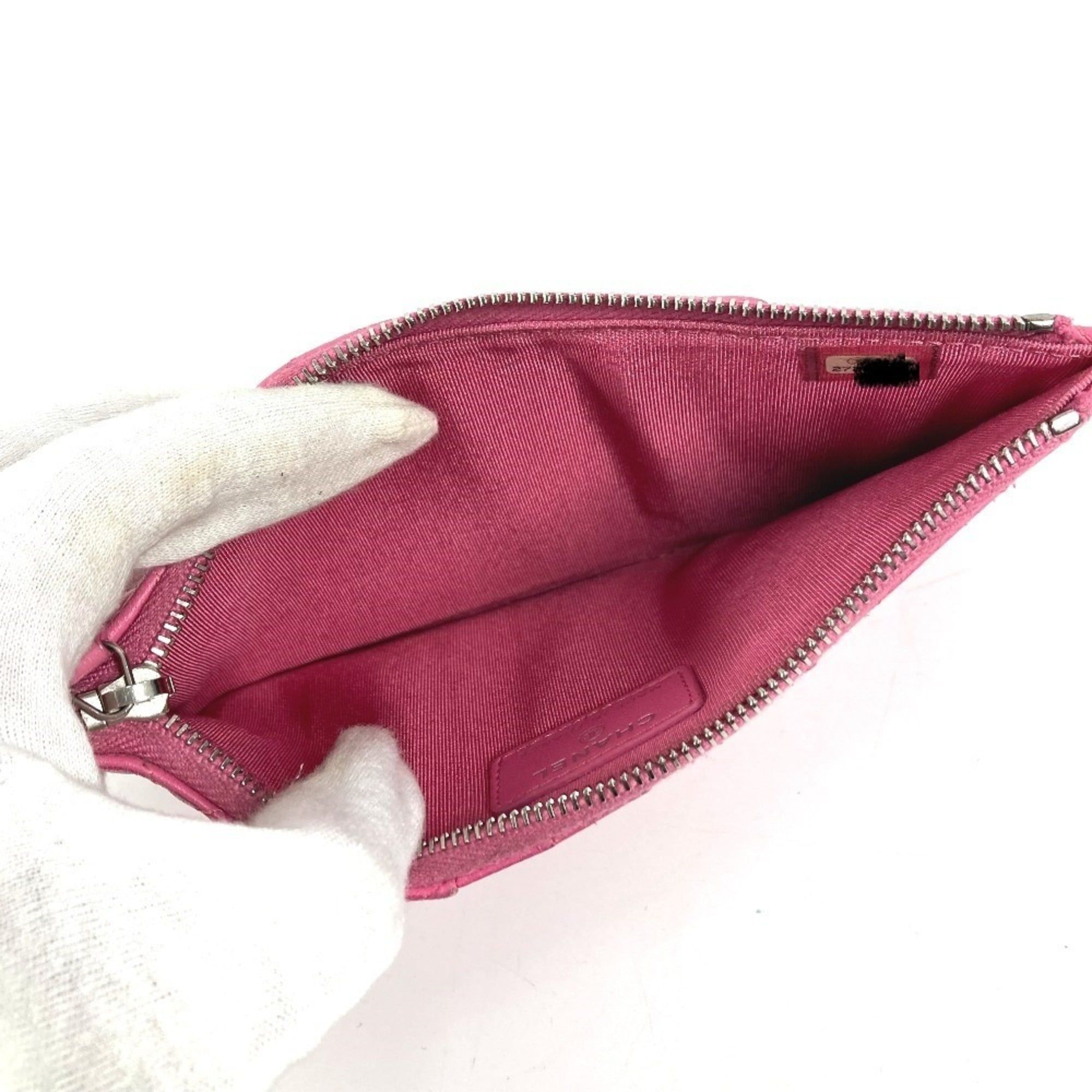 Leather Long Wallet (Bi-Fold) (Pre-Owned) - Chanel - Modalova