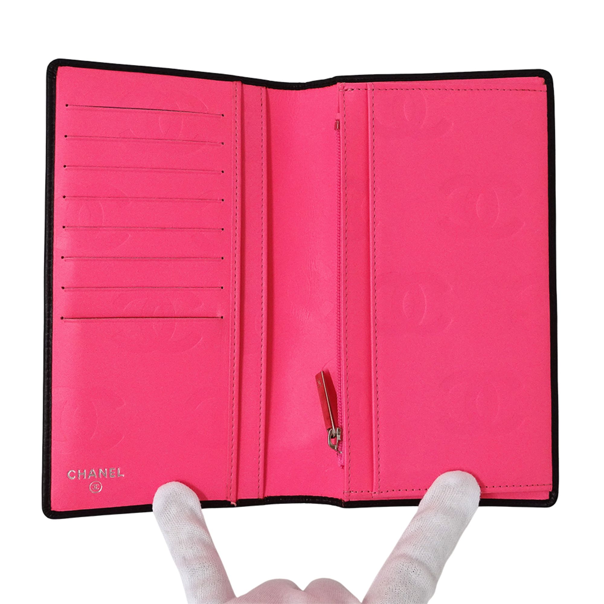 Cambon Leather Long Wallet (Bi-Fold) (Pre-Owned) - Chanel - Modalova