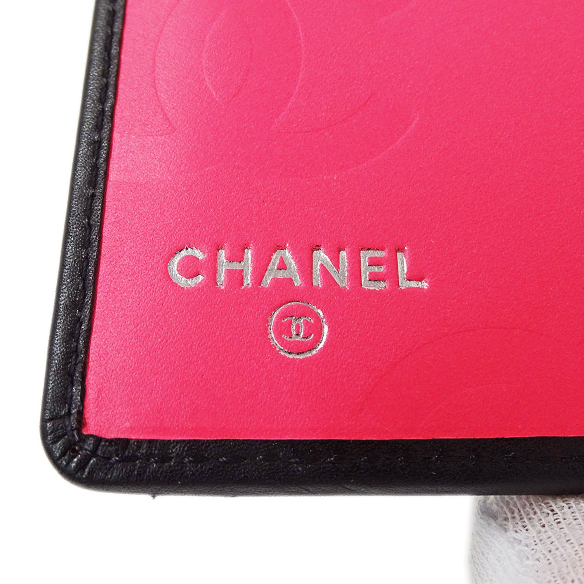 Cambon Leather Long Wallet (Bi-Fold) (Pre-Owned) - Chanel - Modalova