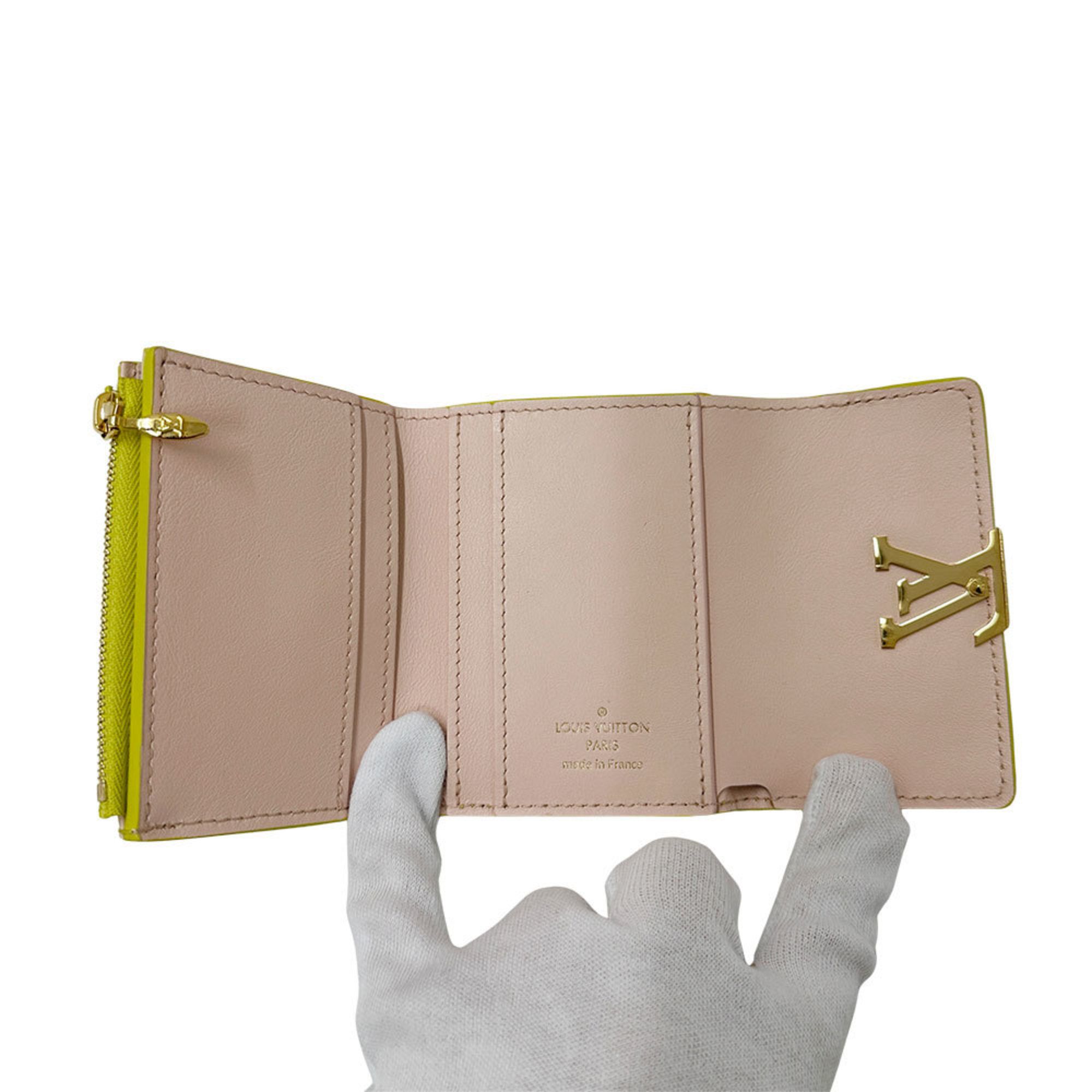 Taurillon Leather Wallet (Tri-Fold) (Pre-Owned) - Louis Vuitton - Modalova