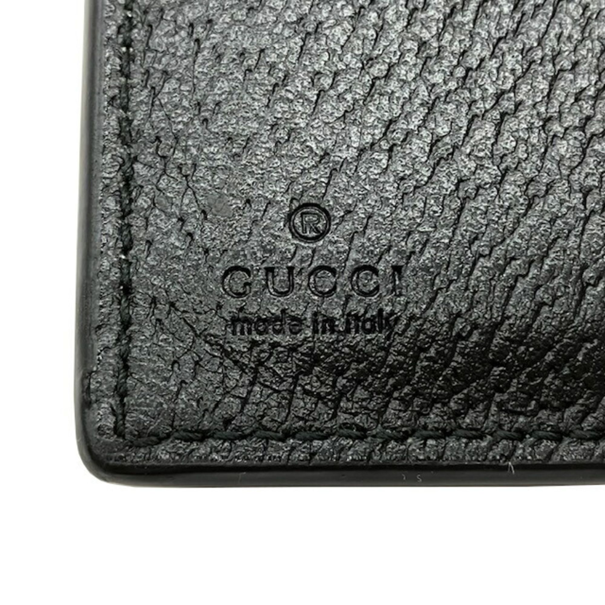 Leather Long Wallet (Bi-Fold) (Pre-Owned) - Gucci - Modalova
