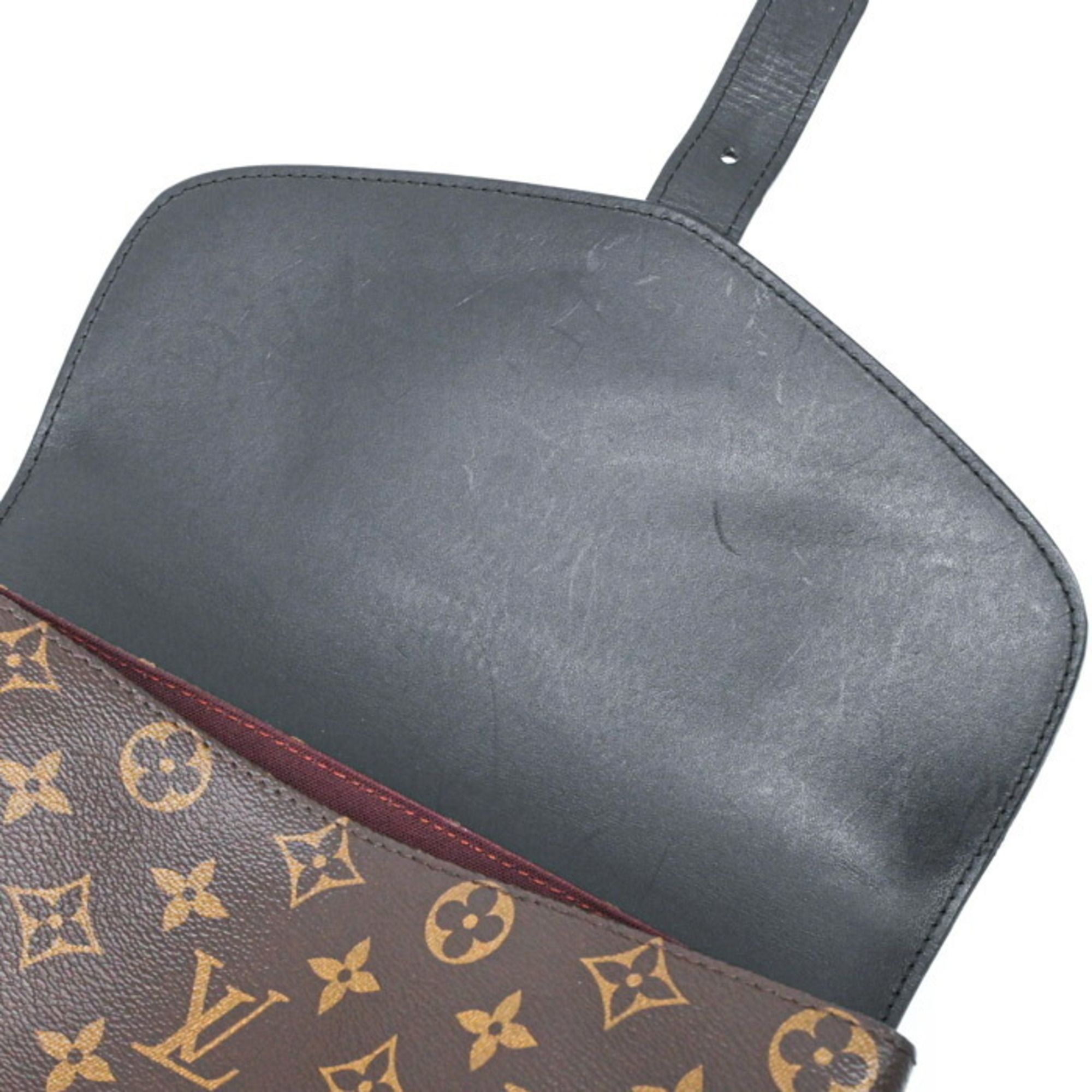 Monogram Macassar Monogram Leather Backpack (Pre-Owned) - Louis Vuitton - Modalova
