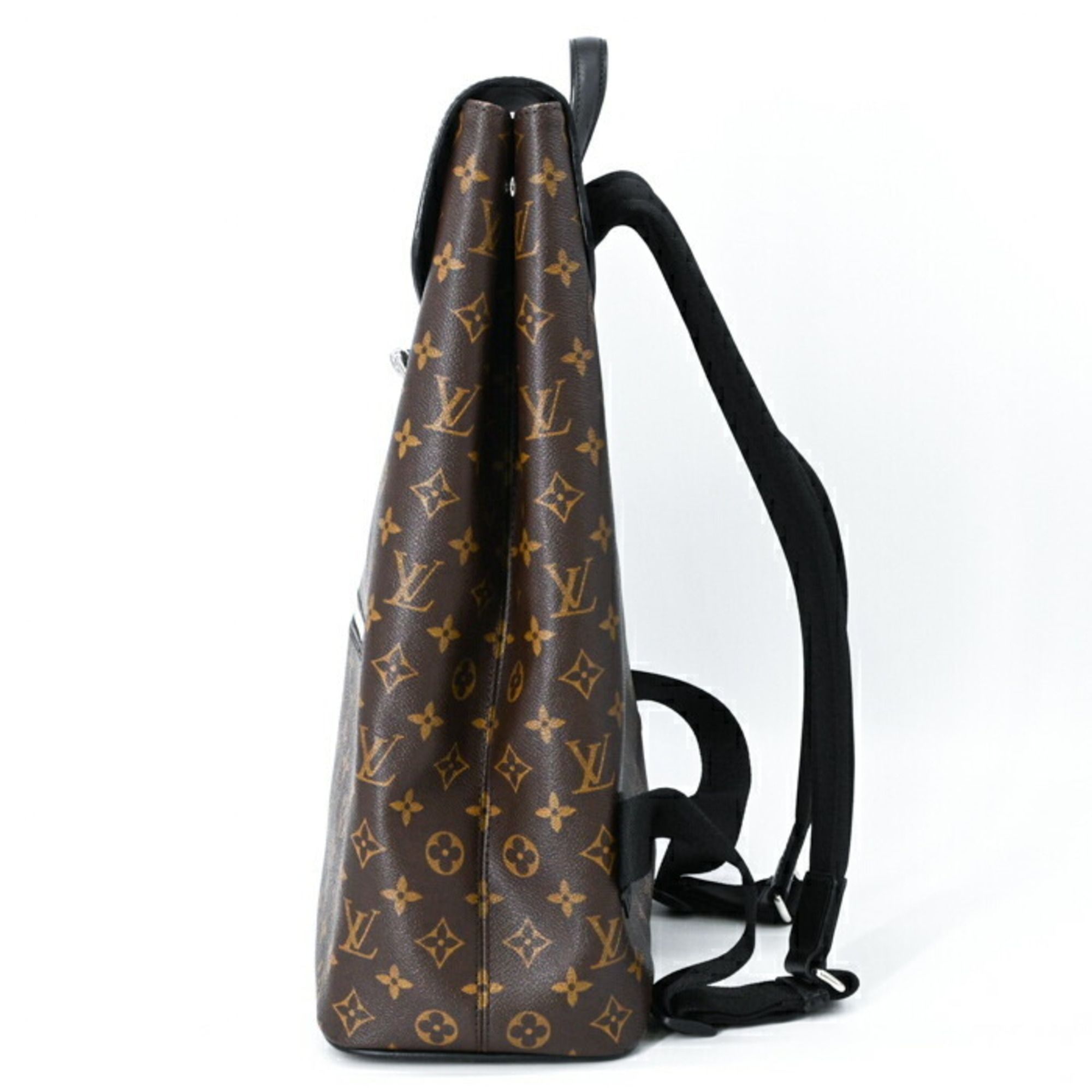 Monogram Macassar Monogram Leather Backpack (Pre-Owned) - Louis Vuitton - Modalova