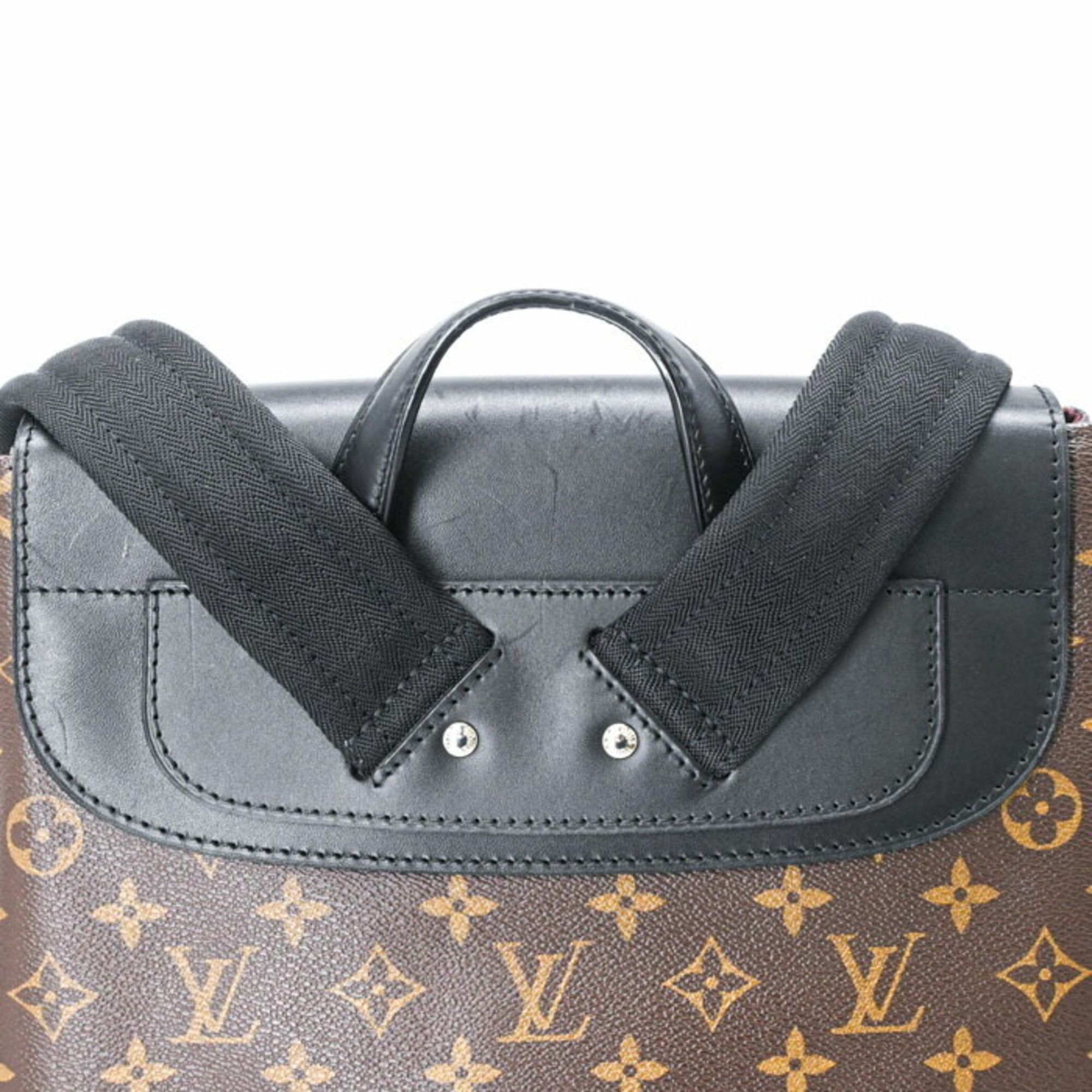 Monogram Macassar Monogram Leather Backpack (Pre-Owned) - Louis Vuitton - Modalova