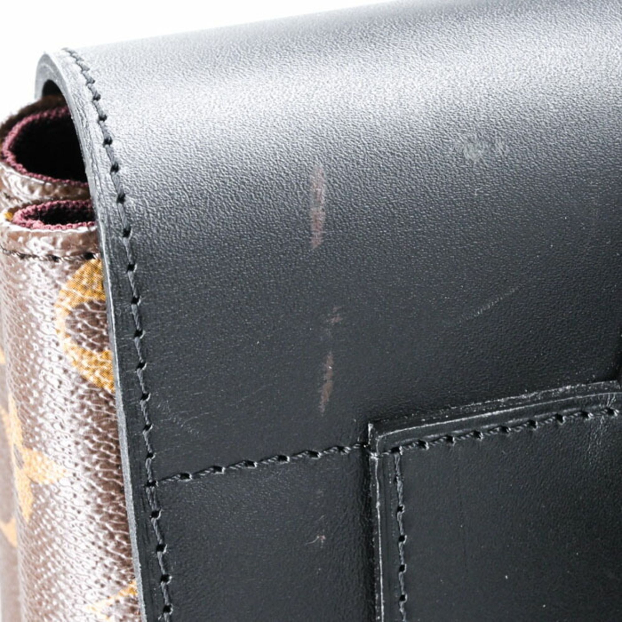 Monogram Macassar Monogram Leather Backpack (Pre-Owned) - Louis Vuitton - Modalova