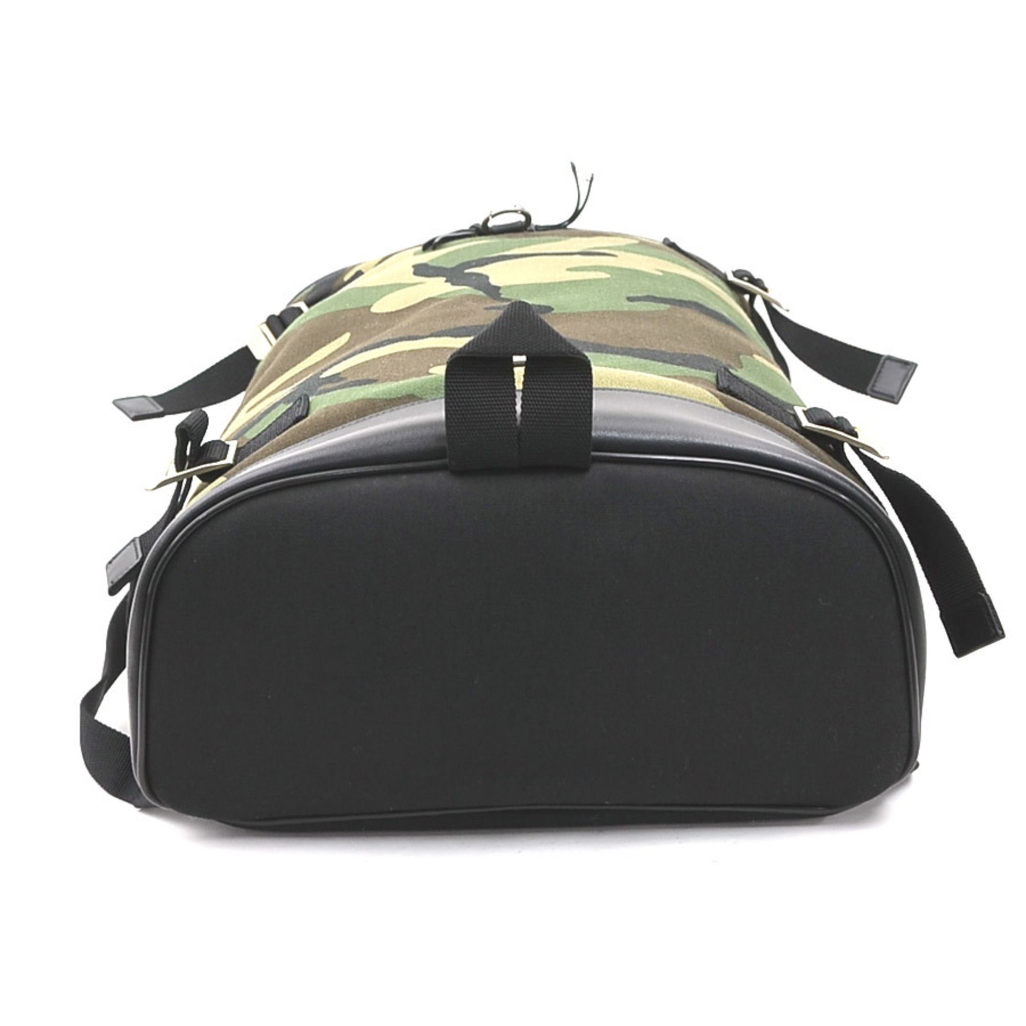 Canvas Leather Backpack (Pre-Owned) - Saint Laurent - Modalova