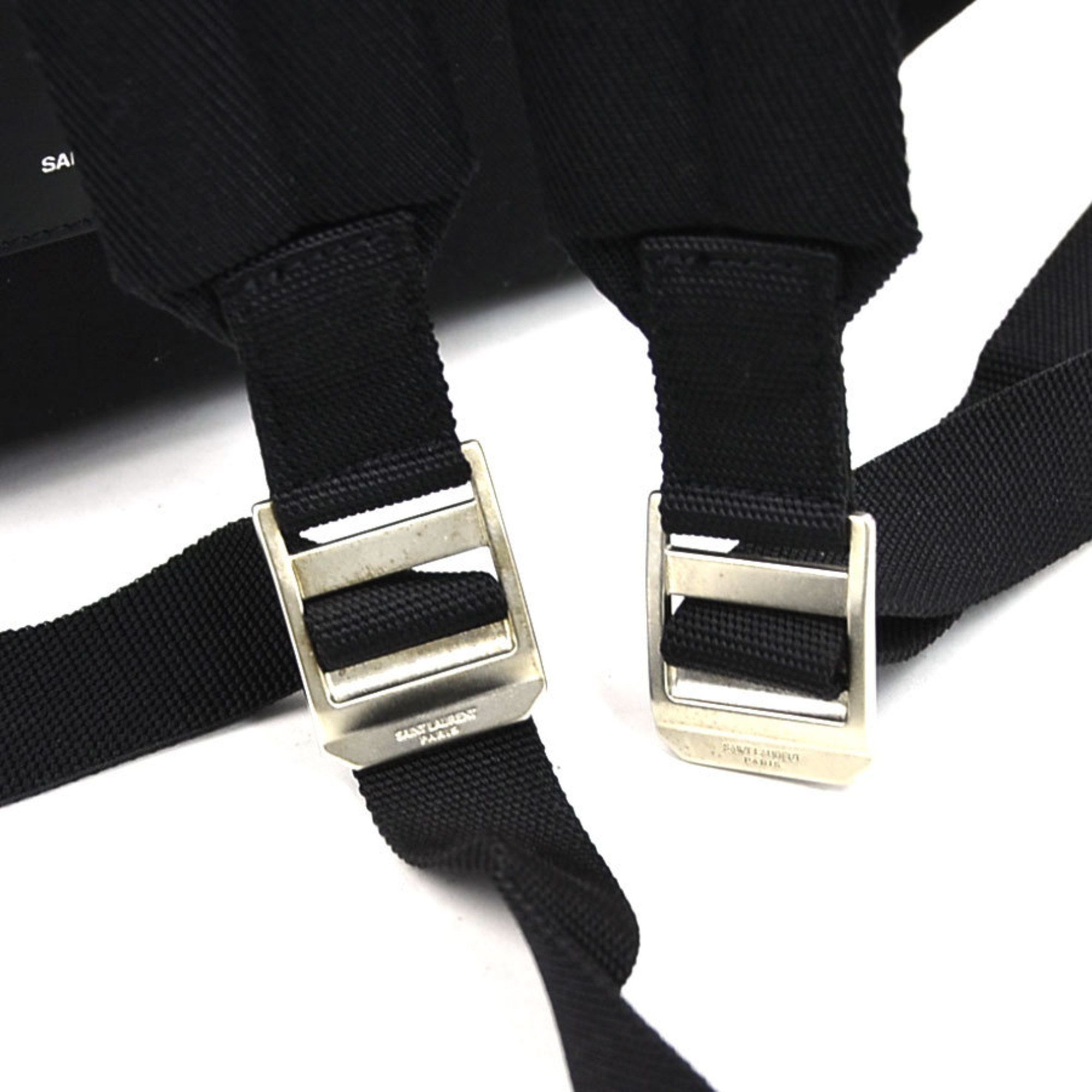Canvas Leather Backpack (Pre-Owned) - Saint Laurent - Modalova