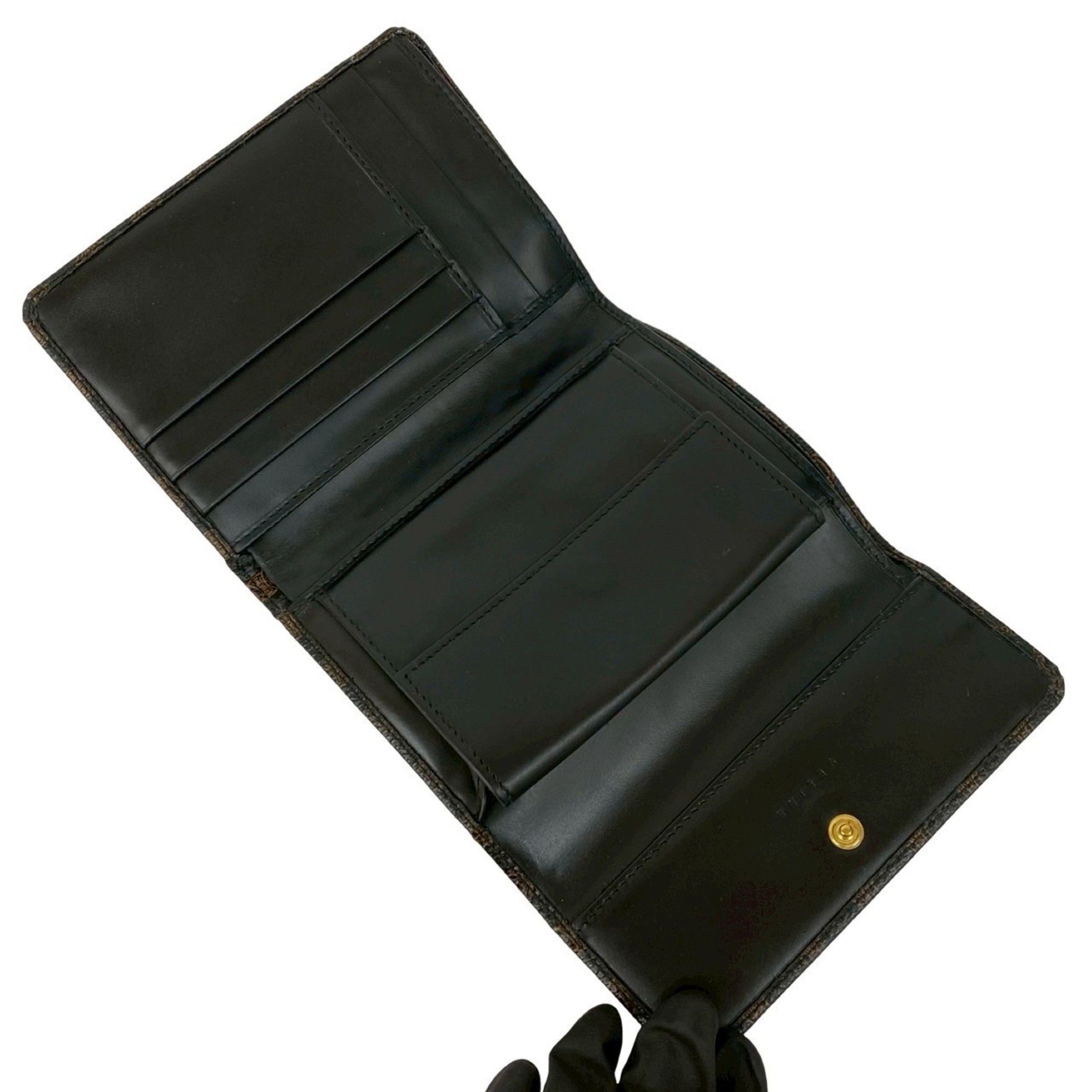 Leather Pvc Wallet (Tri-Fold) (Pre-Owned) - Celine - Modalova