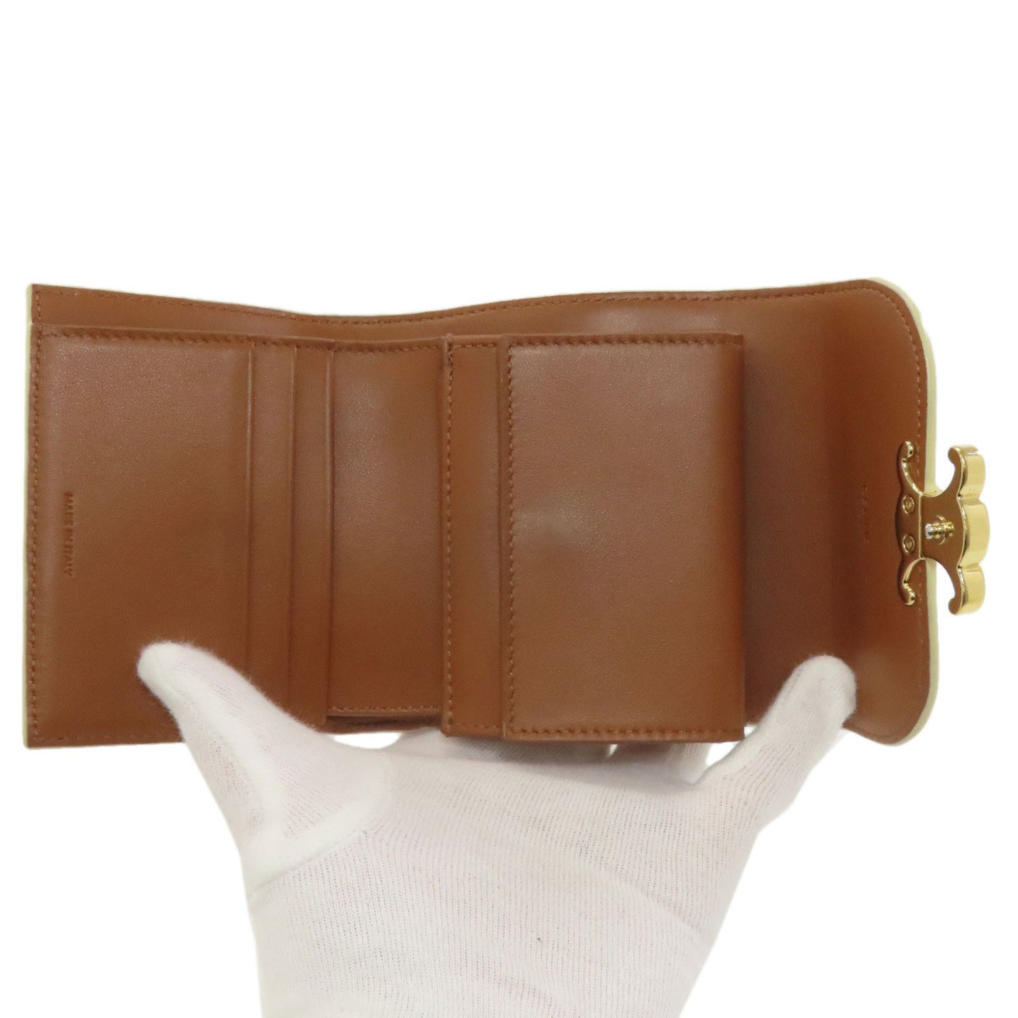 Leather Wallet (Tri-Fold) (Pre-Owned) - Celine - Modalova