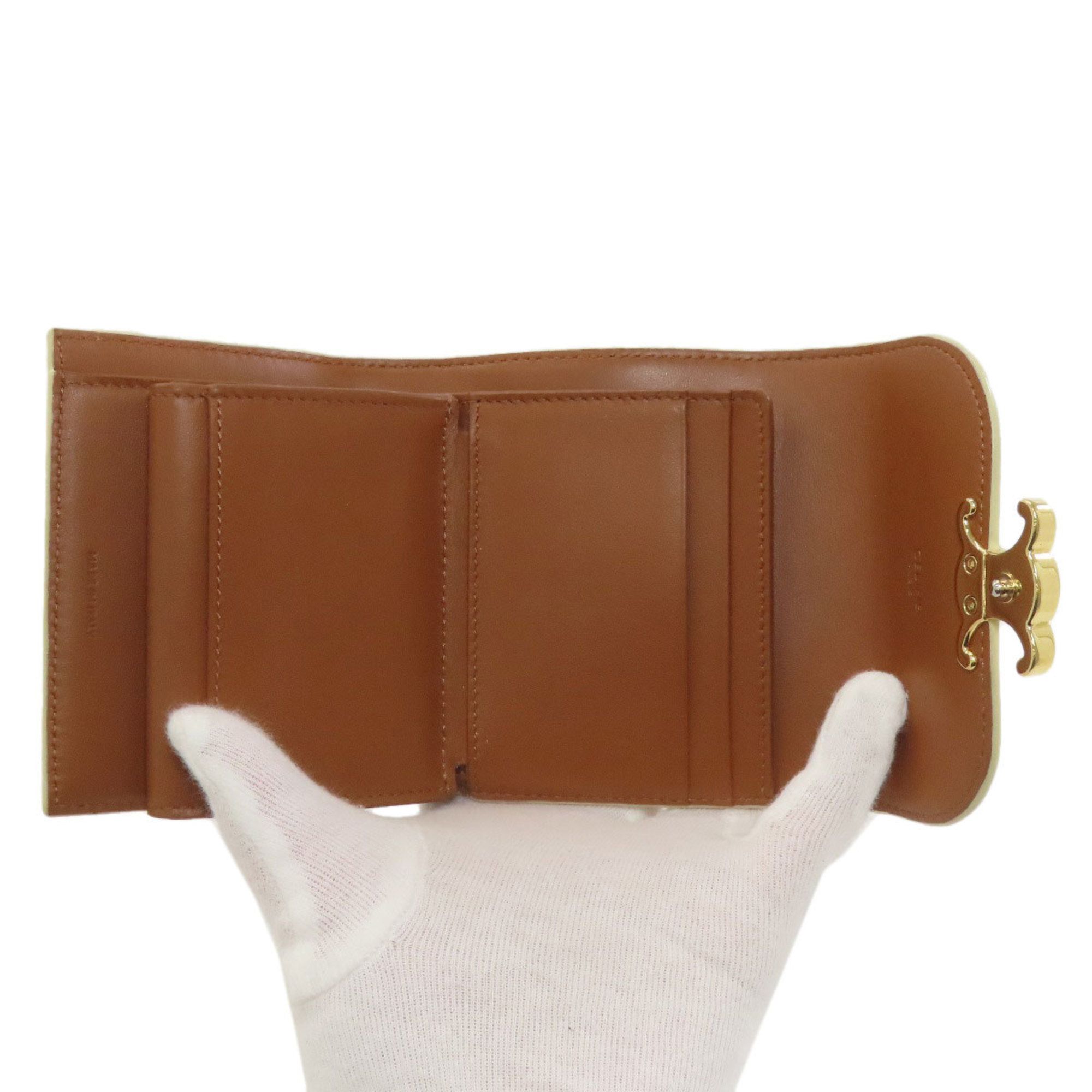 Leather Wallet (Tri-Fold) (Pre-Owned) - Celine - Modalova