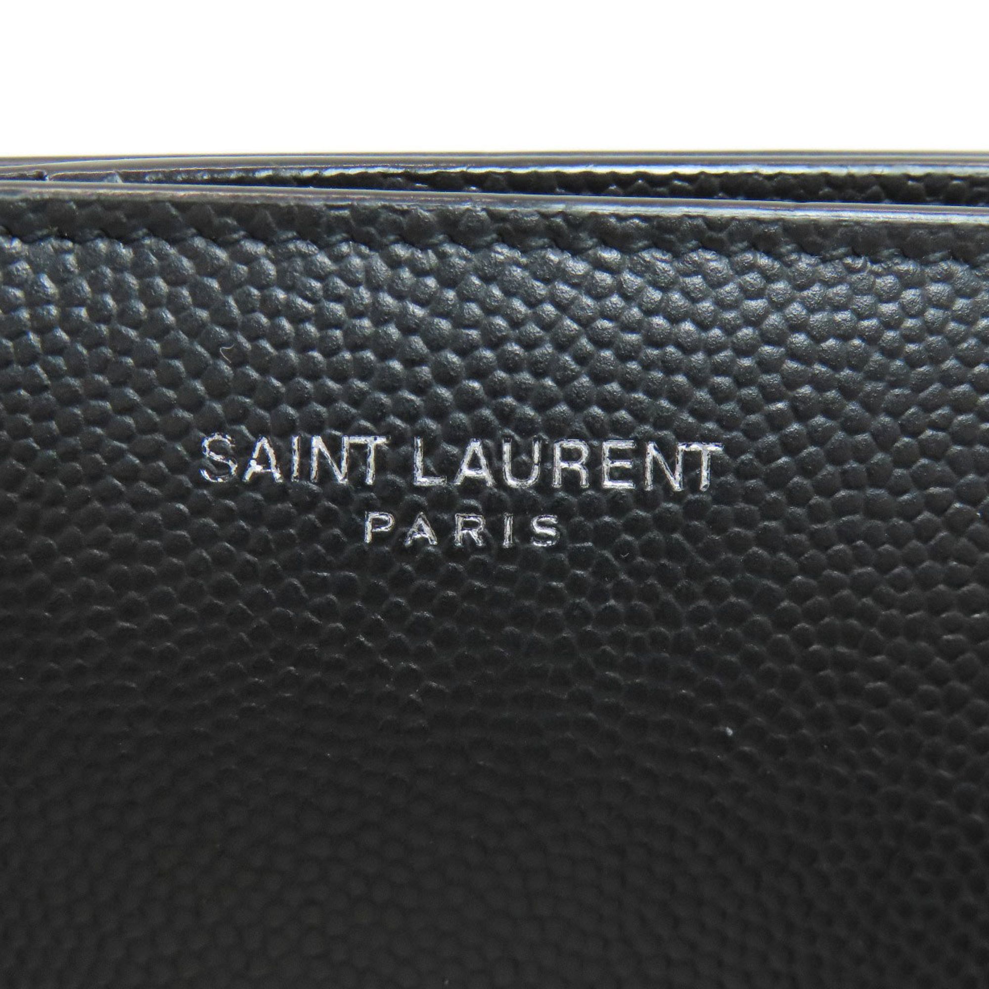 Leather Long Wallet (Bi-Fold) (Pre-Owned) - Yves Saint Laurent - Modalova