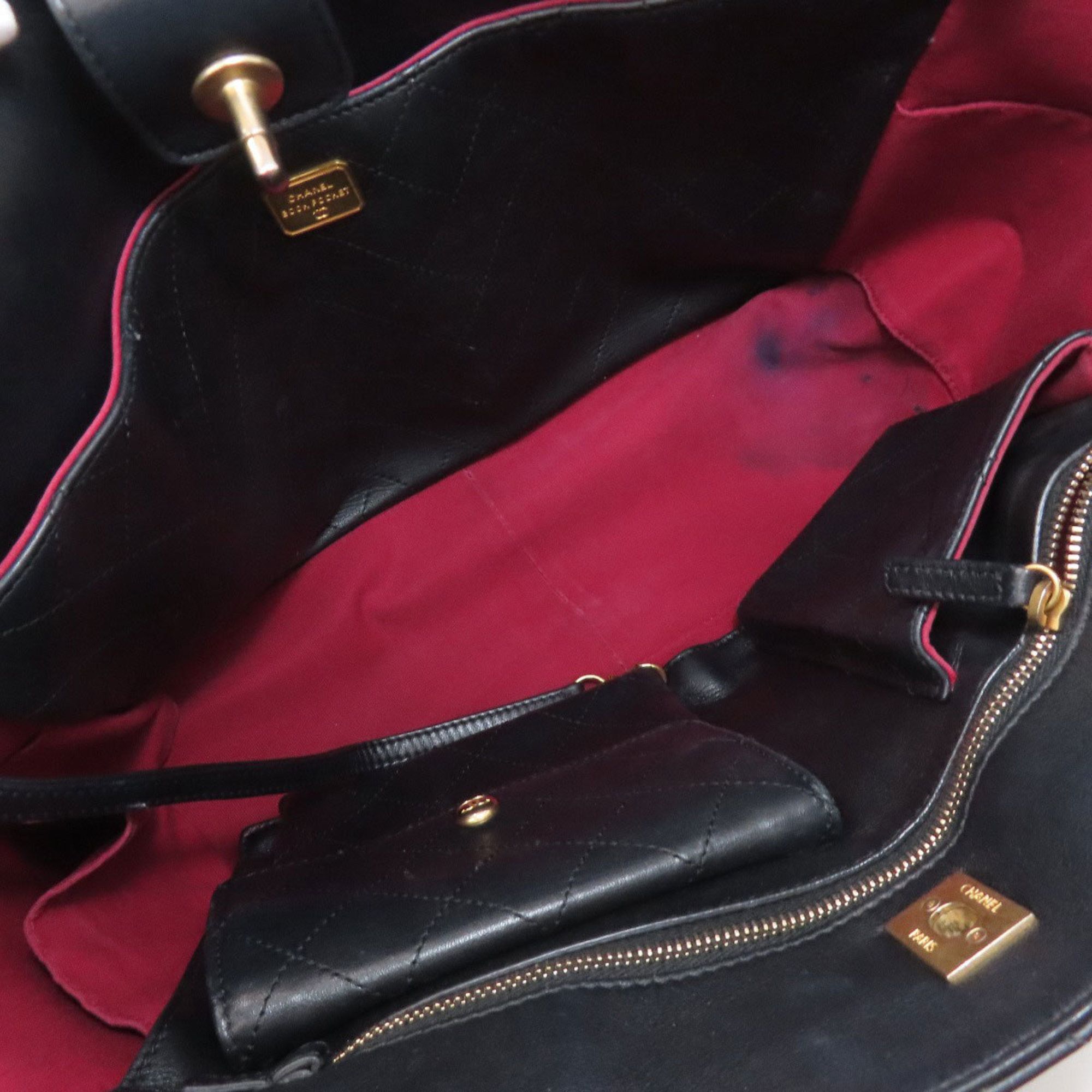 Leather Tote Bag (Pre-Owned) - Chanel - Modalova