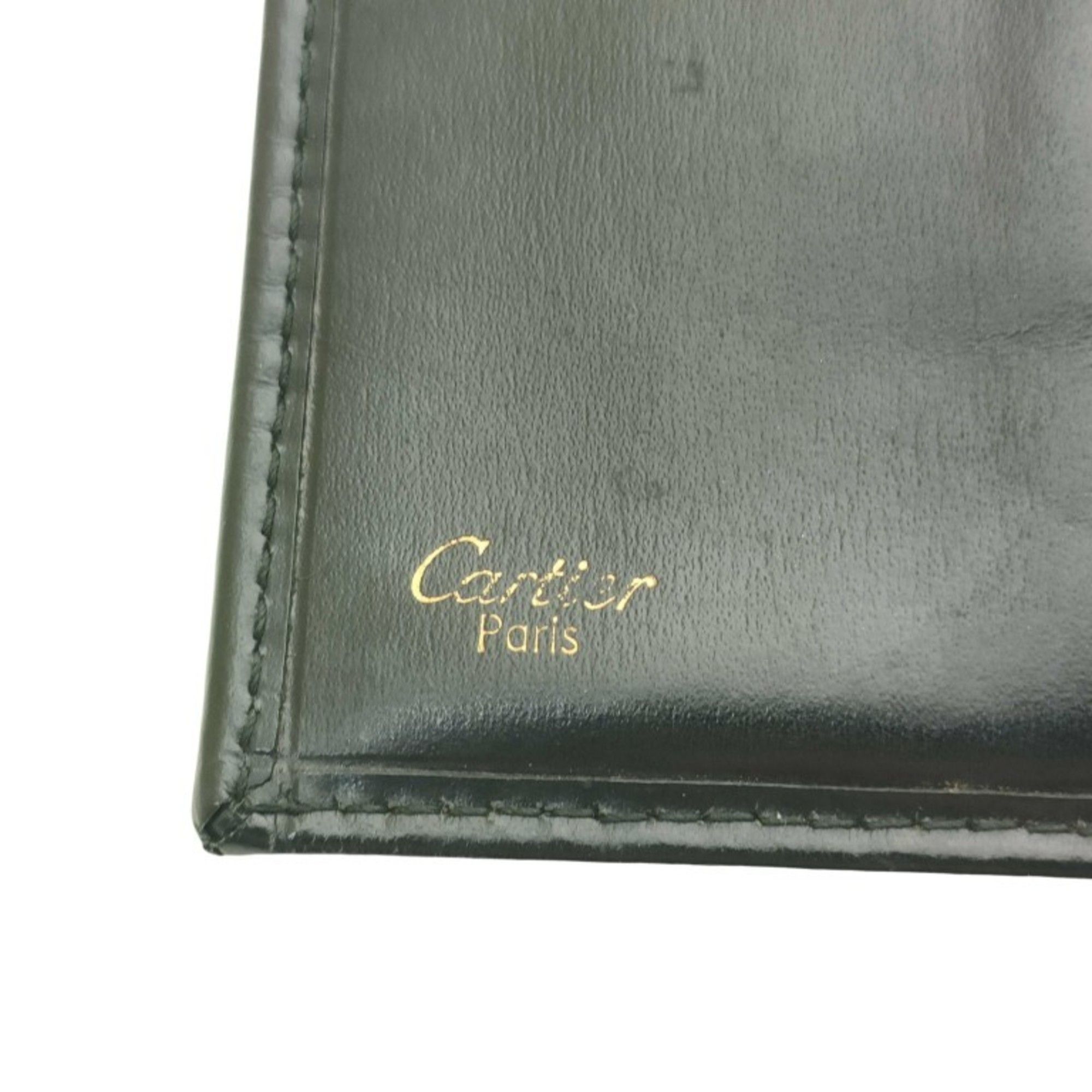 Leather Wallet (Tri-Fold) (Pre-Owned) - Cartier - Modalova