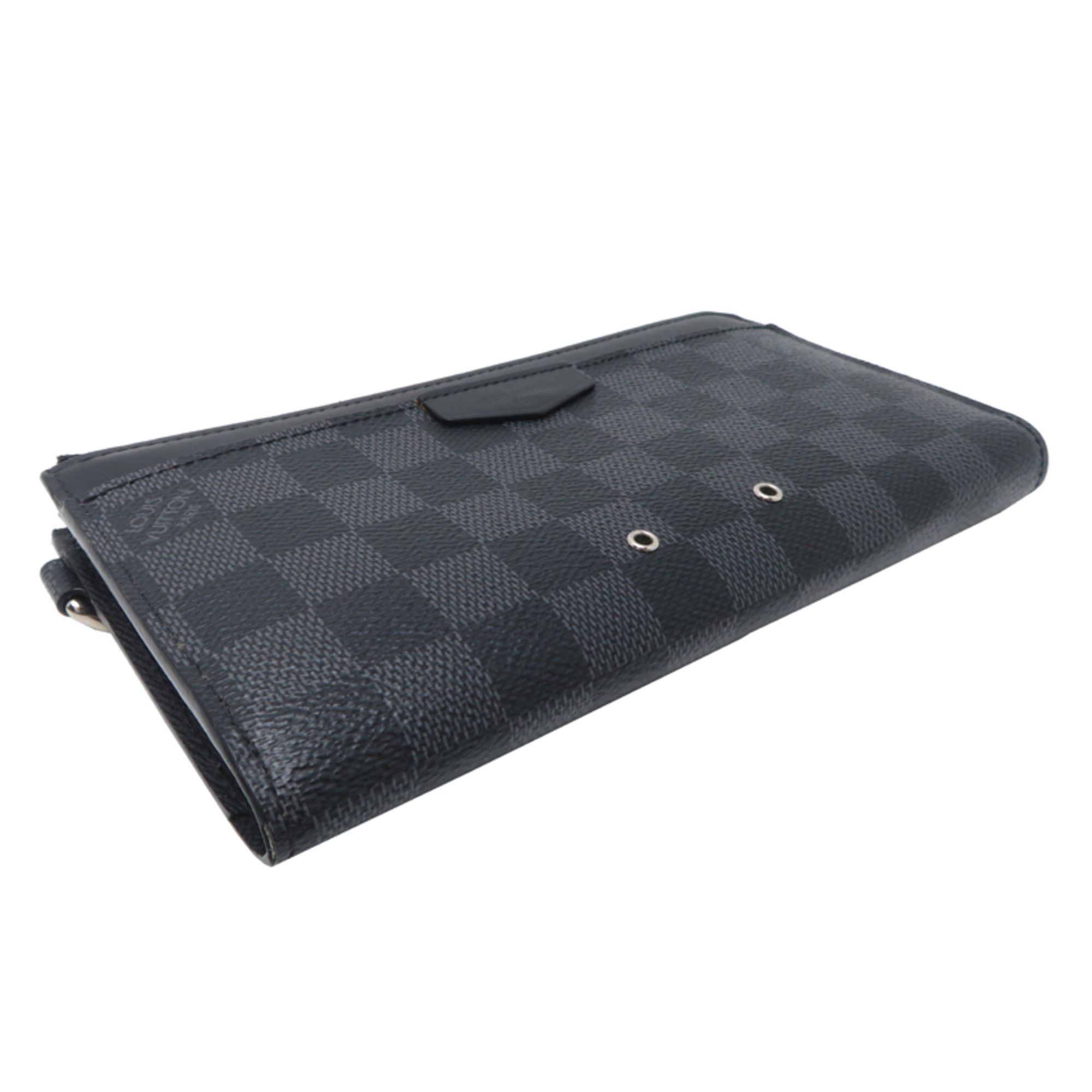 Damier Graphite Long Wallet (Bi-Fold) (Pre-Owned) - Louis Vuitton - Modalova