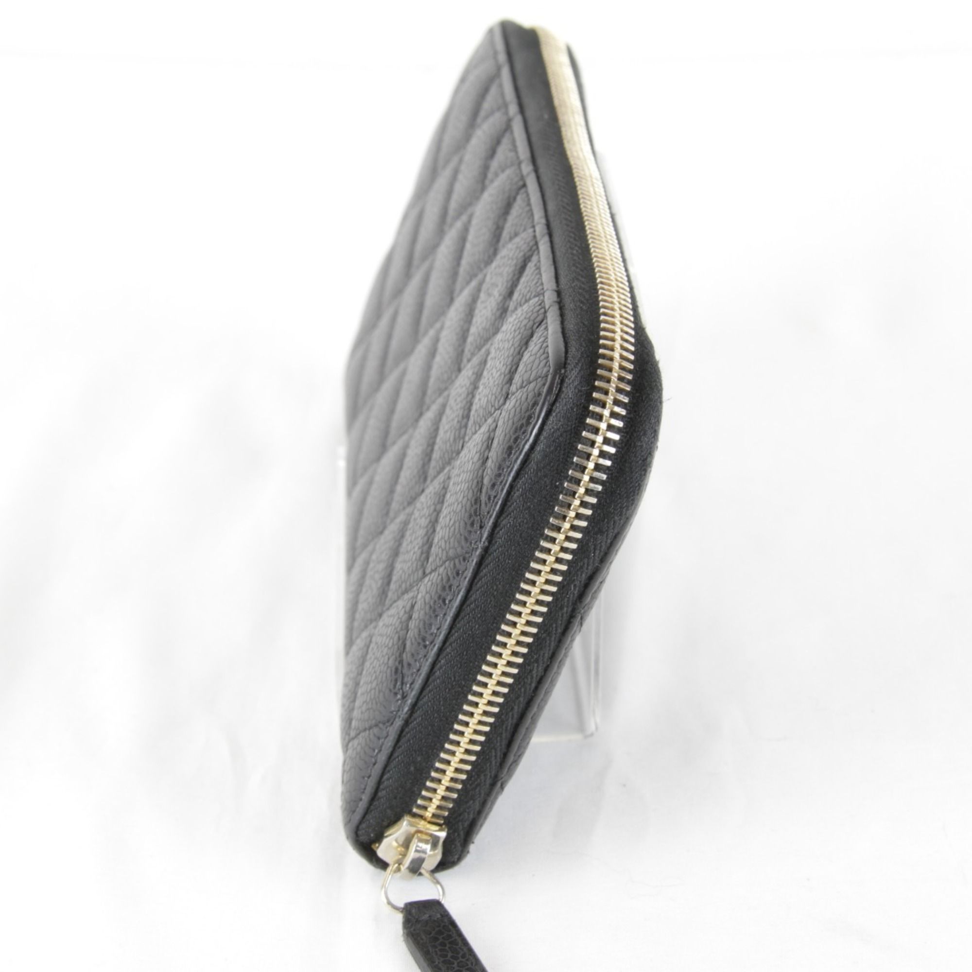 Leather Long Wallet (Bi-Fold) (Pre-Owned) - Chanel - Modalova
