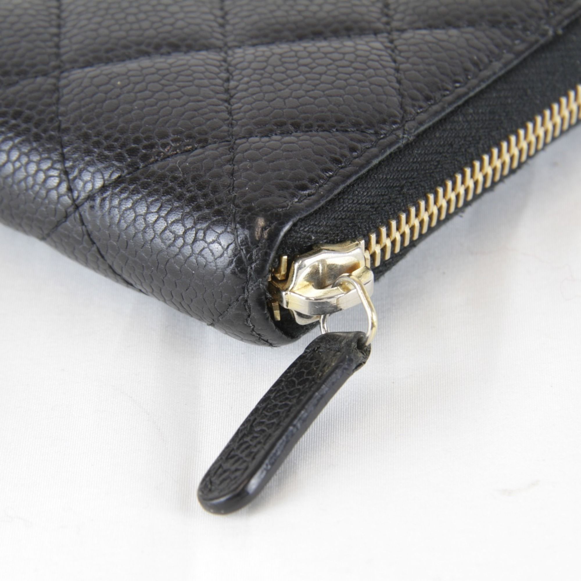 Leather Long Wallet (Bi-Fold) (Pre-Owned) - Chanel - Modalova