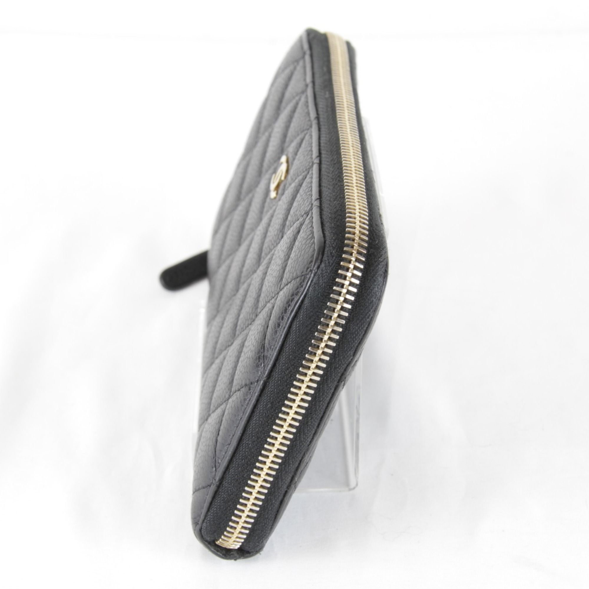 Leather Long Wallet (Bi-Fold) (Pre-Owned) - Chanel - Modalova