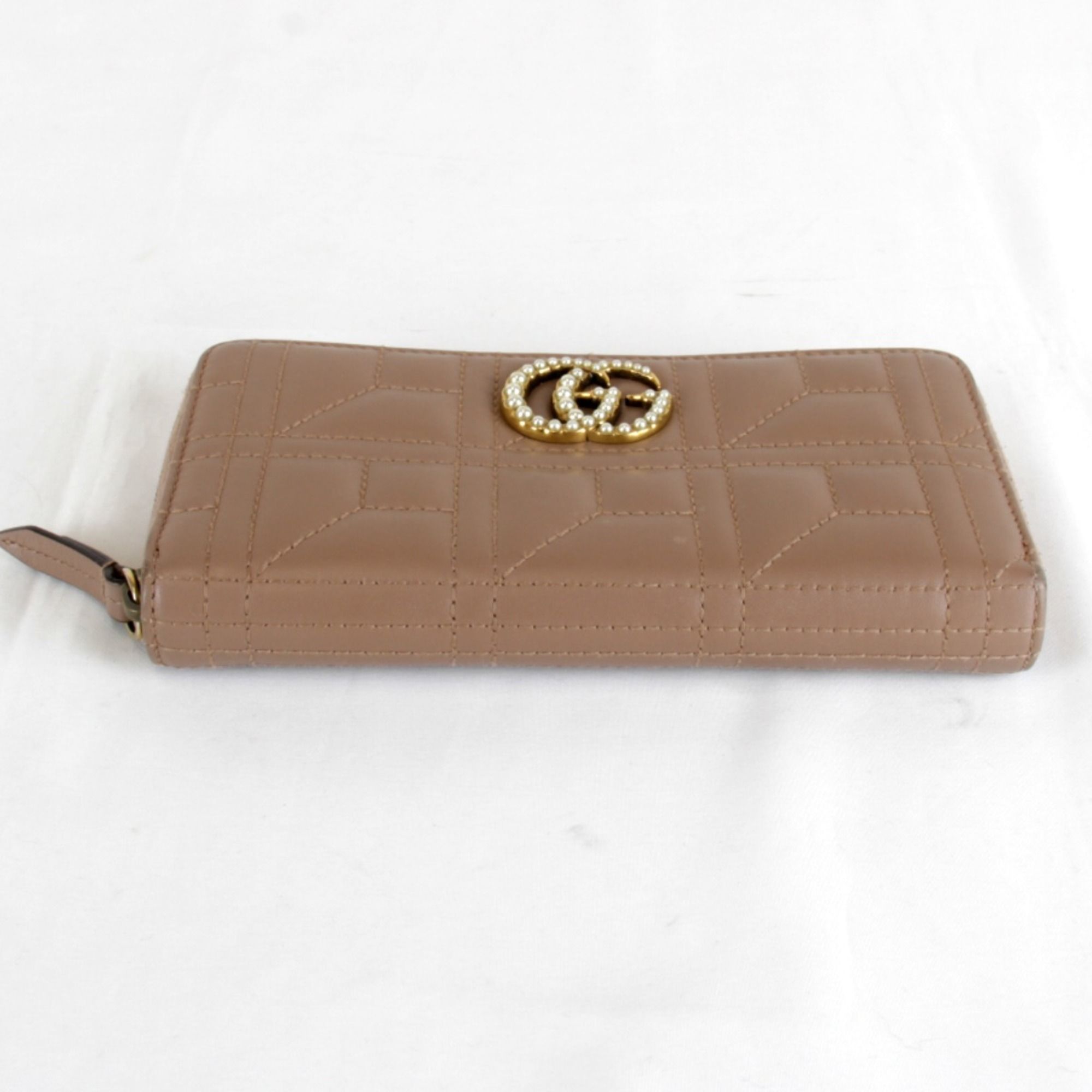 Leather Long Wallet (Bi-Fold) (Pre-Owned) - Gucci - Modalova