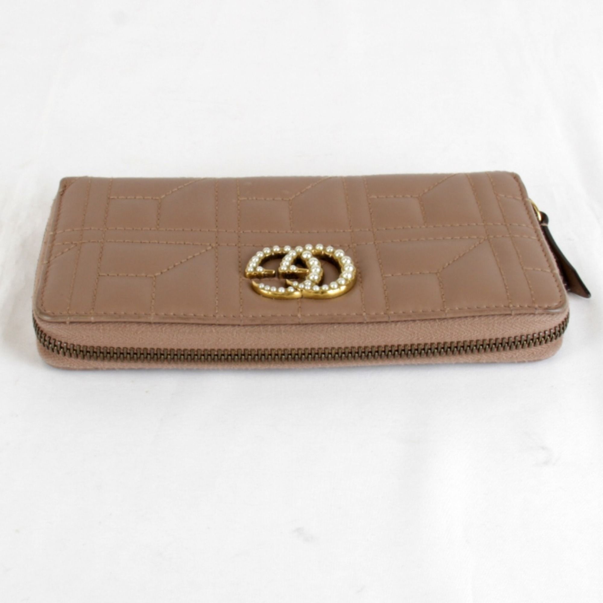 Leather Long Wallet (Bi-Fold) (Pre-Owned) - Gucci - Modalova