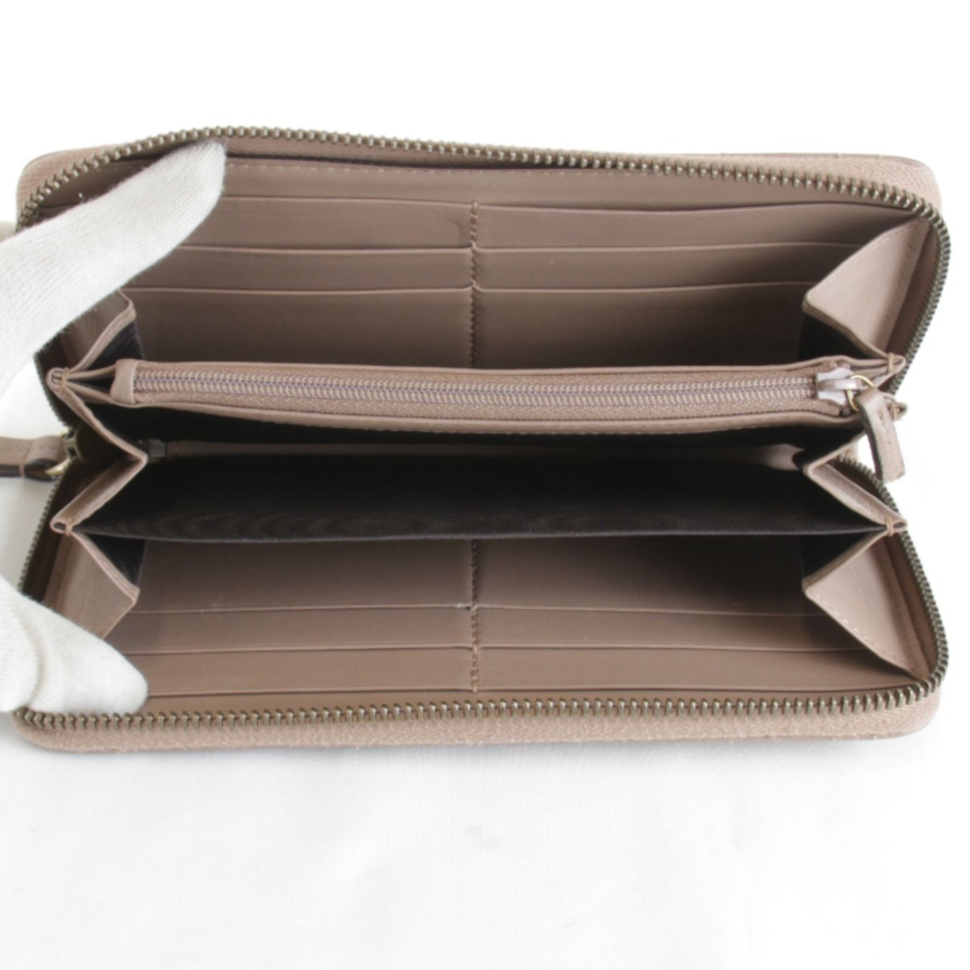 Leather Long Wallet (Bi-Fold) (Pre-Owned) - Gucci - Modalova