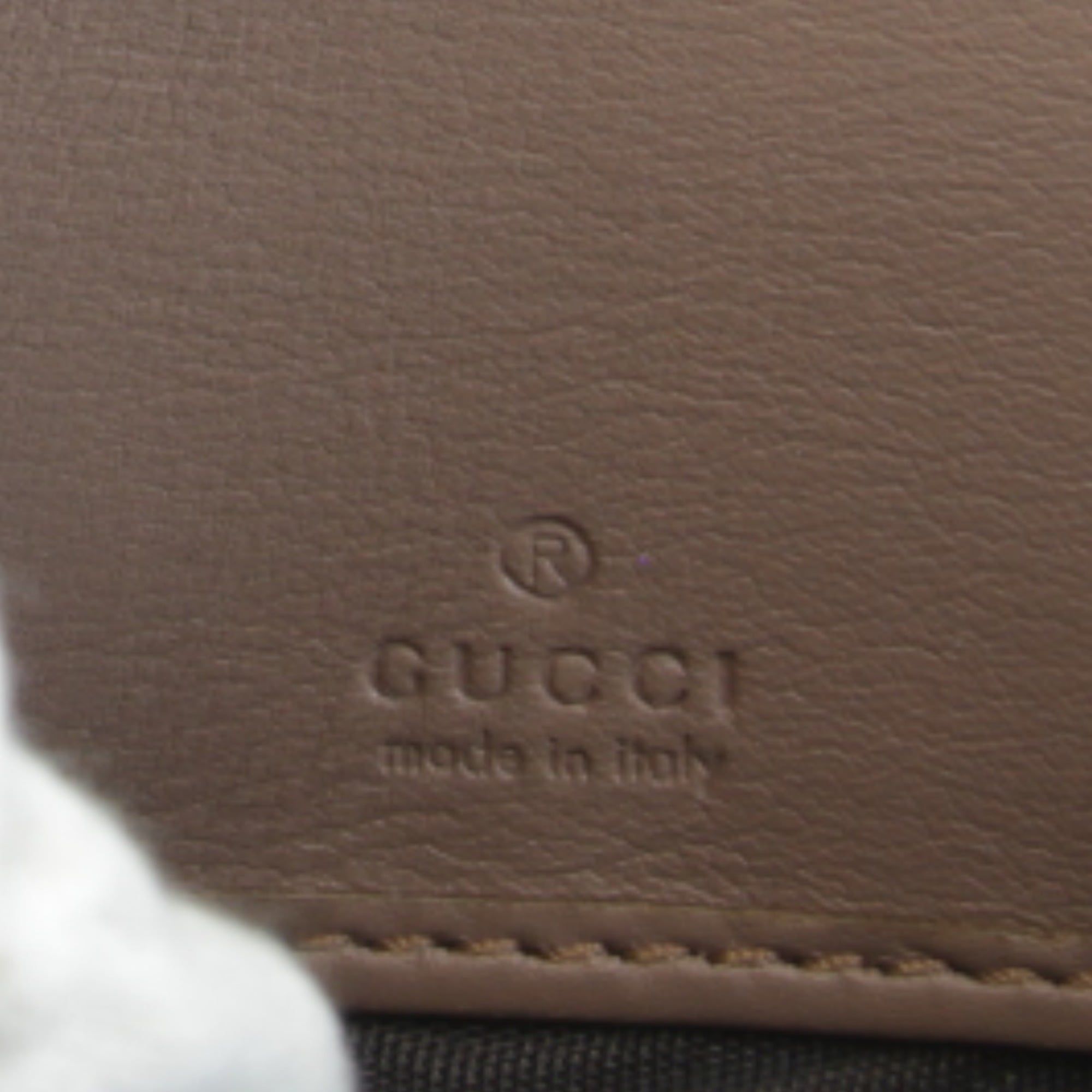 Leather Long Wallet (Bi-Fold) (Pre-Owned) - Gucci - Modalova