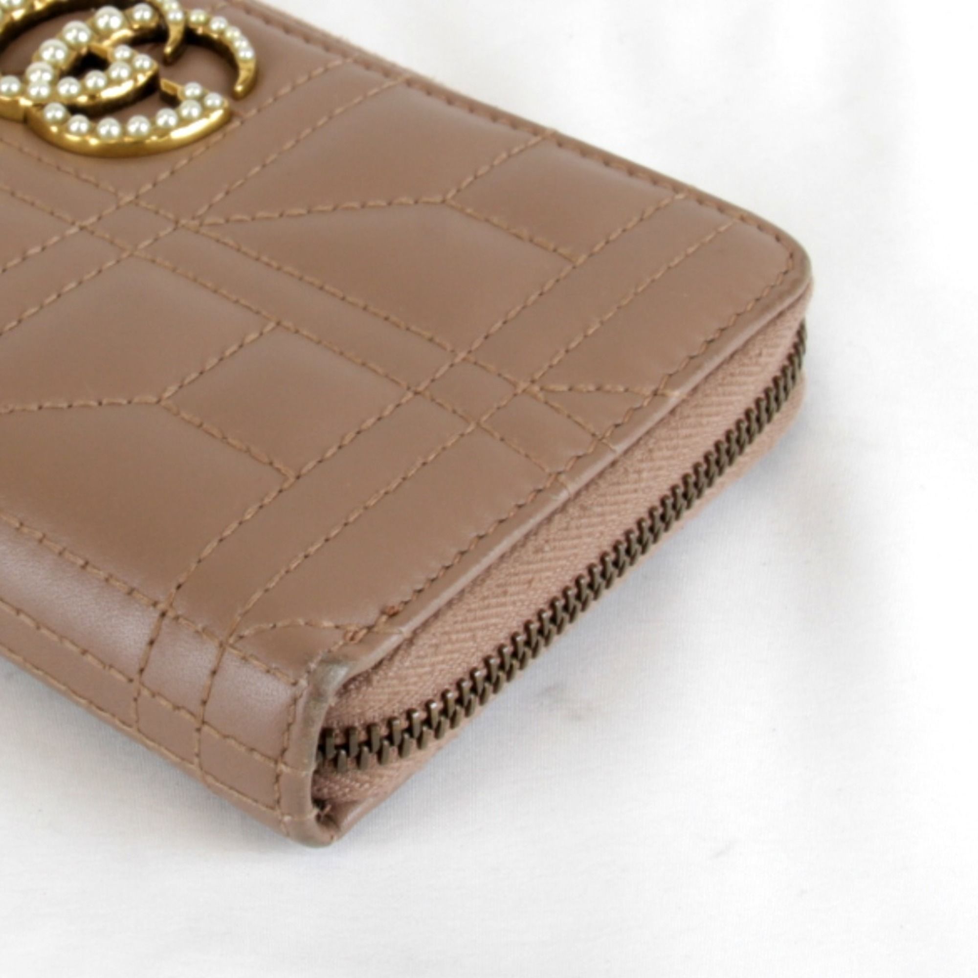 Leather Long Wallet (Bi-Fold) (Pre-Owned) - Gucci - Modalova