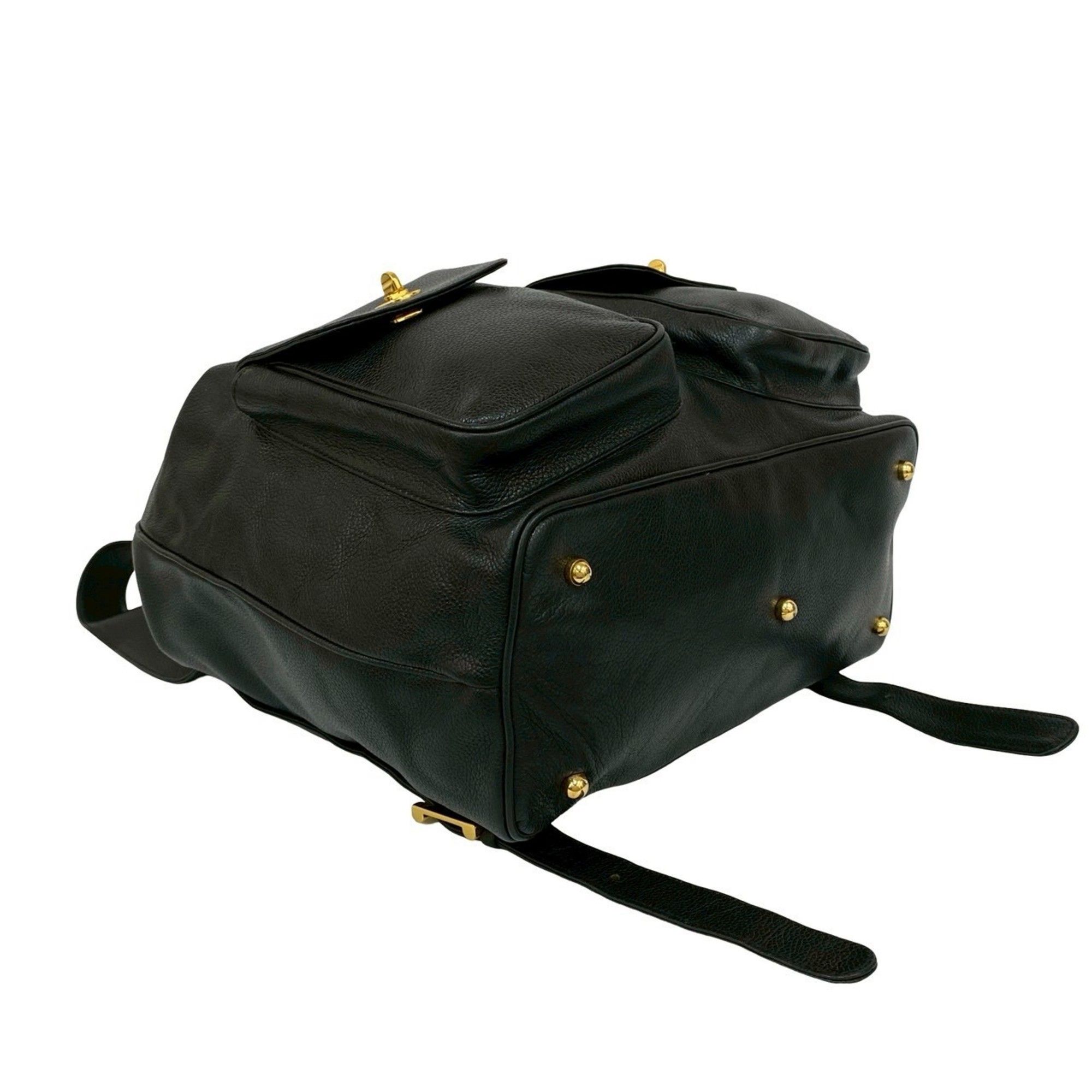 Leather Backpack (Pre-Owned) - Tiffany - Modalova