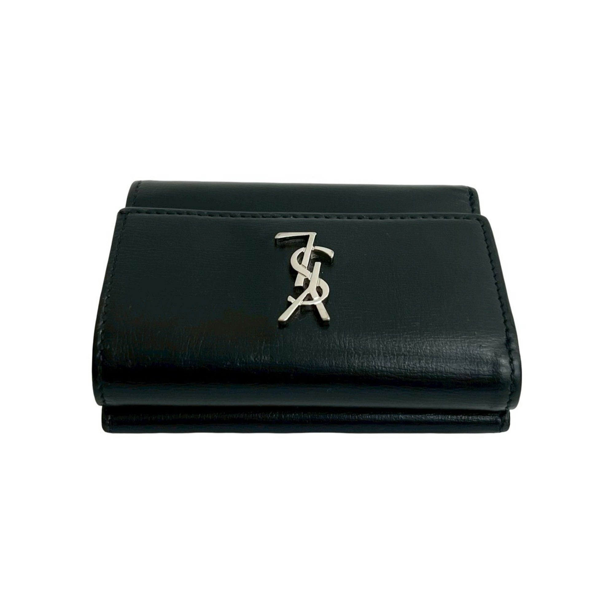 Leather Wallet (Tri-Fold) (Pre-Owned) - Saint Laurent - Modalova