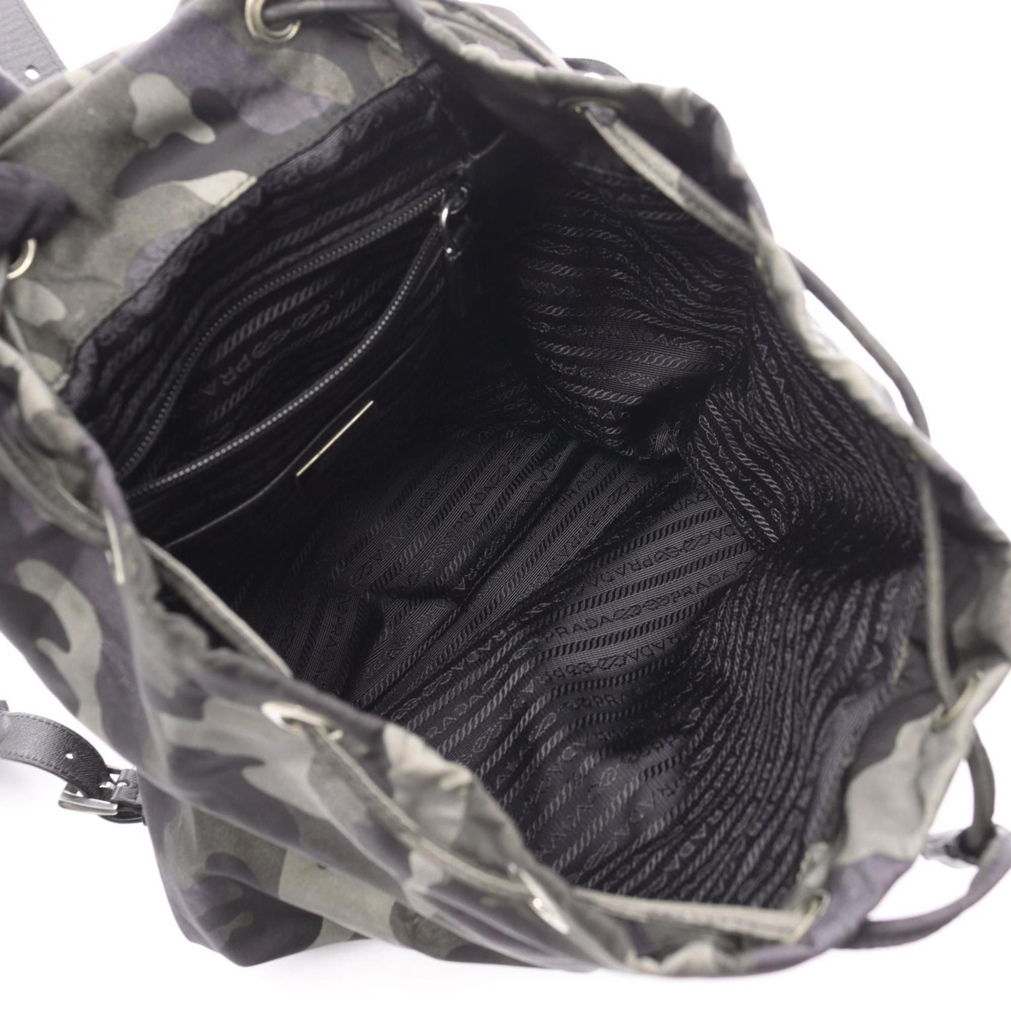 Nylon Leather Backpack Handbag (Pre-Owned) - Prada - Modalova