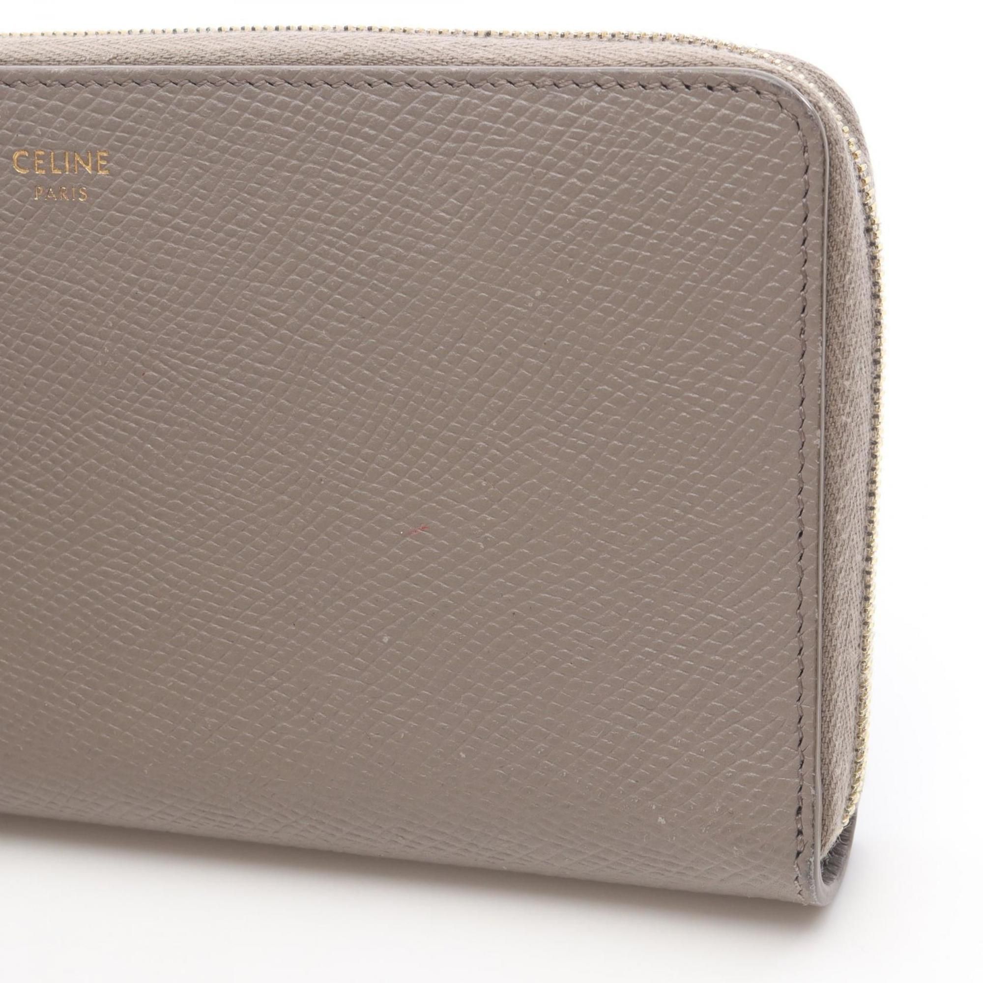 Leather Long Wallet (Bi-Fold) (Pre-Owned) - Celine - Modalova