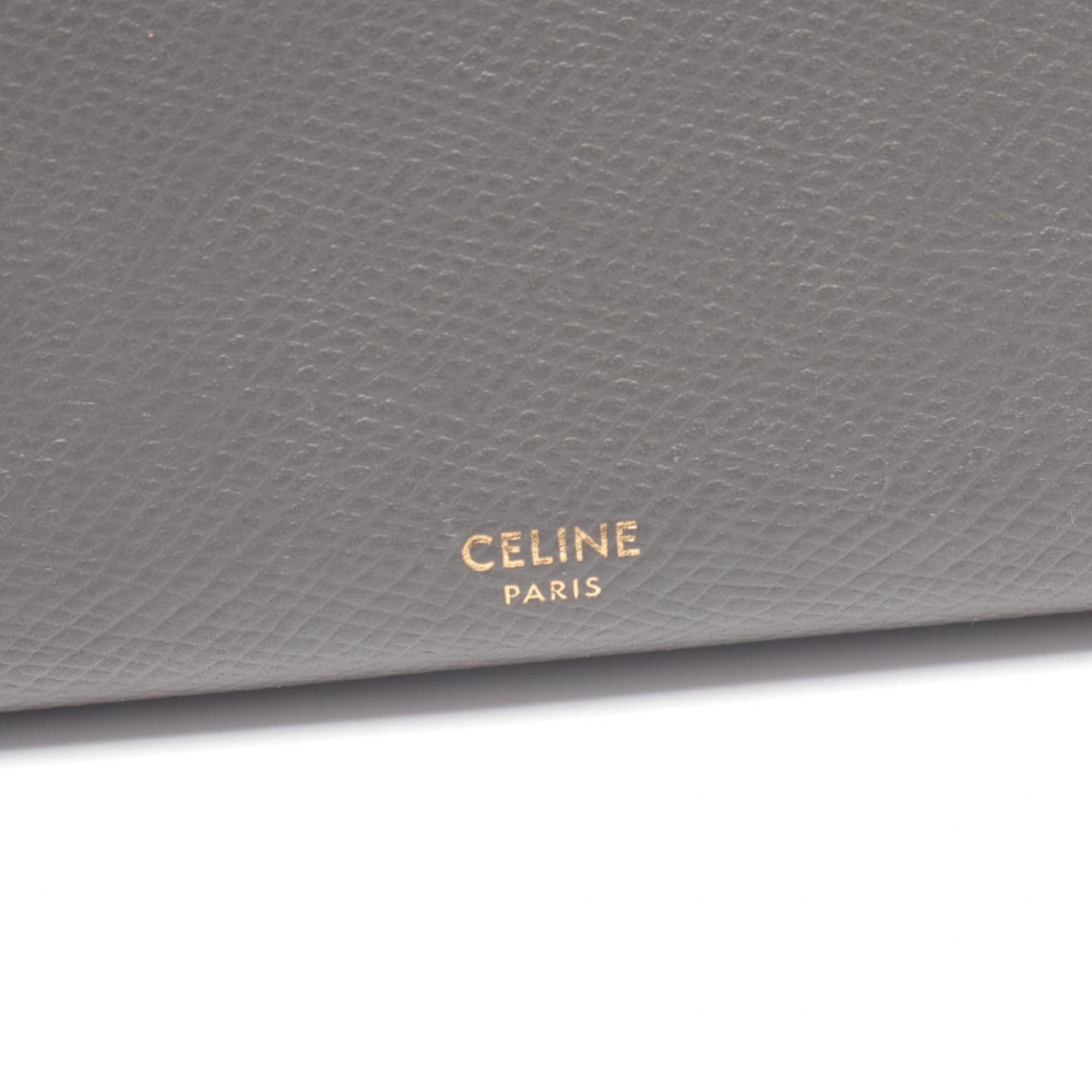 Leather Long Wallet (Bi-Fold) (Pre-Owned) - Celine - Modalova