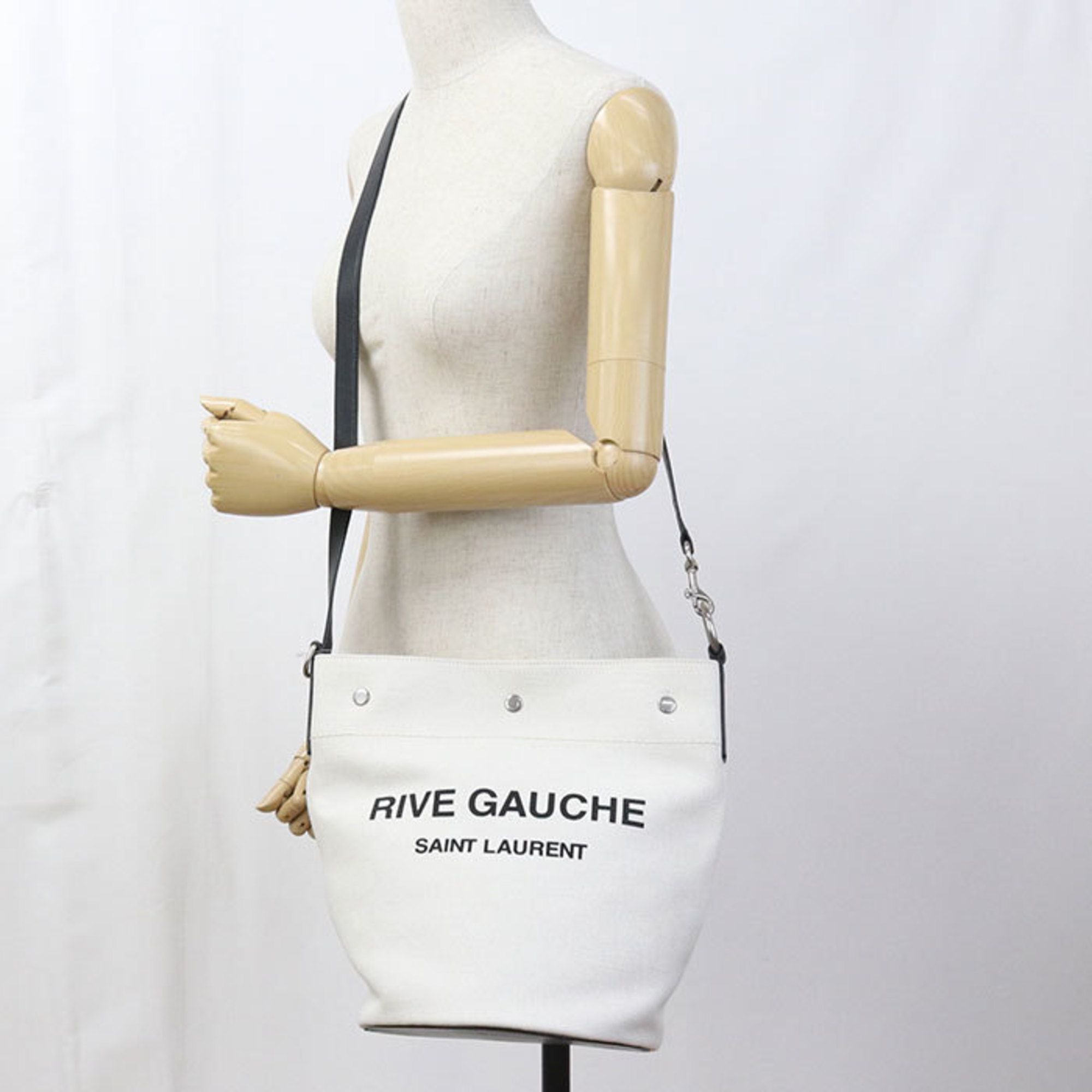 Canvas Pouch Shoulder Bag (Pre-Owned) - Saint Laurent - Modalova