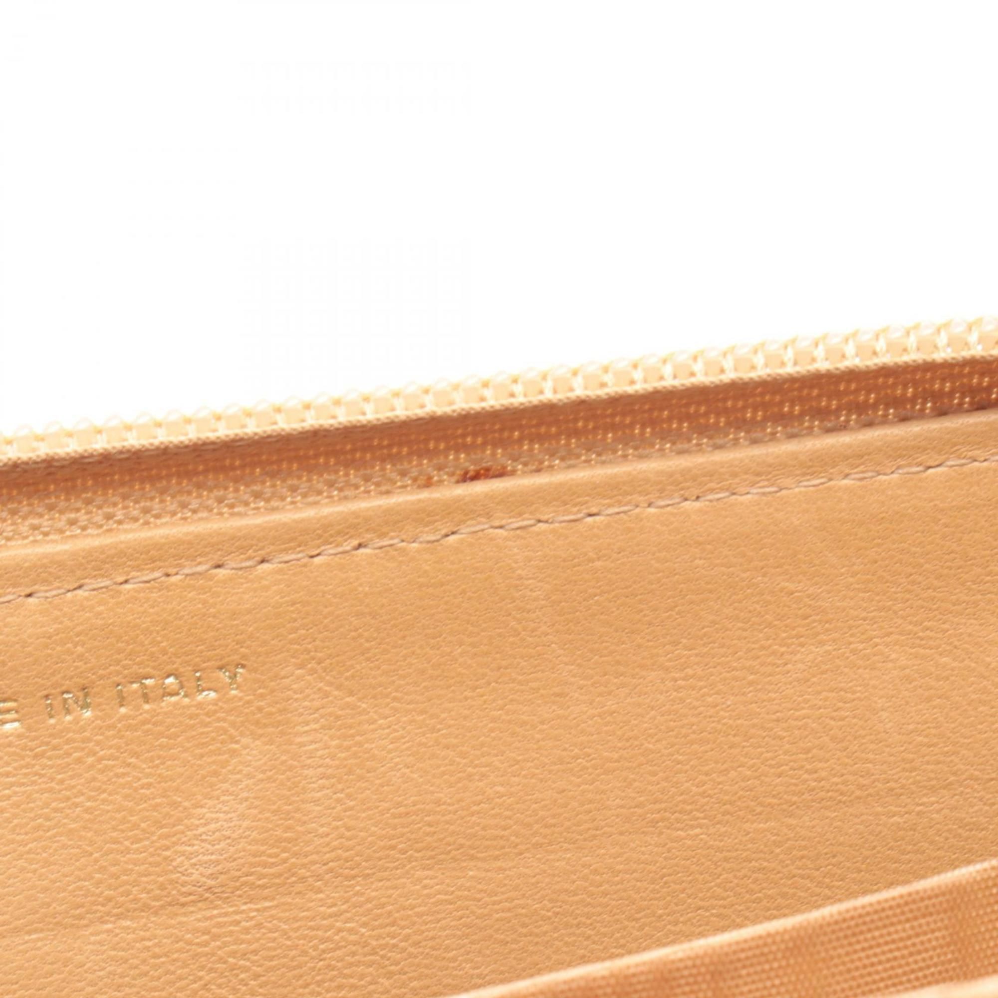 Leather Long Wallet (Bi-Fold) (Pre-Owned) - Chanel - Modalova