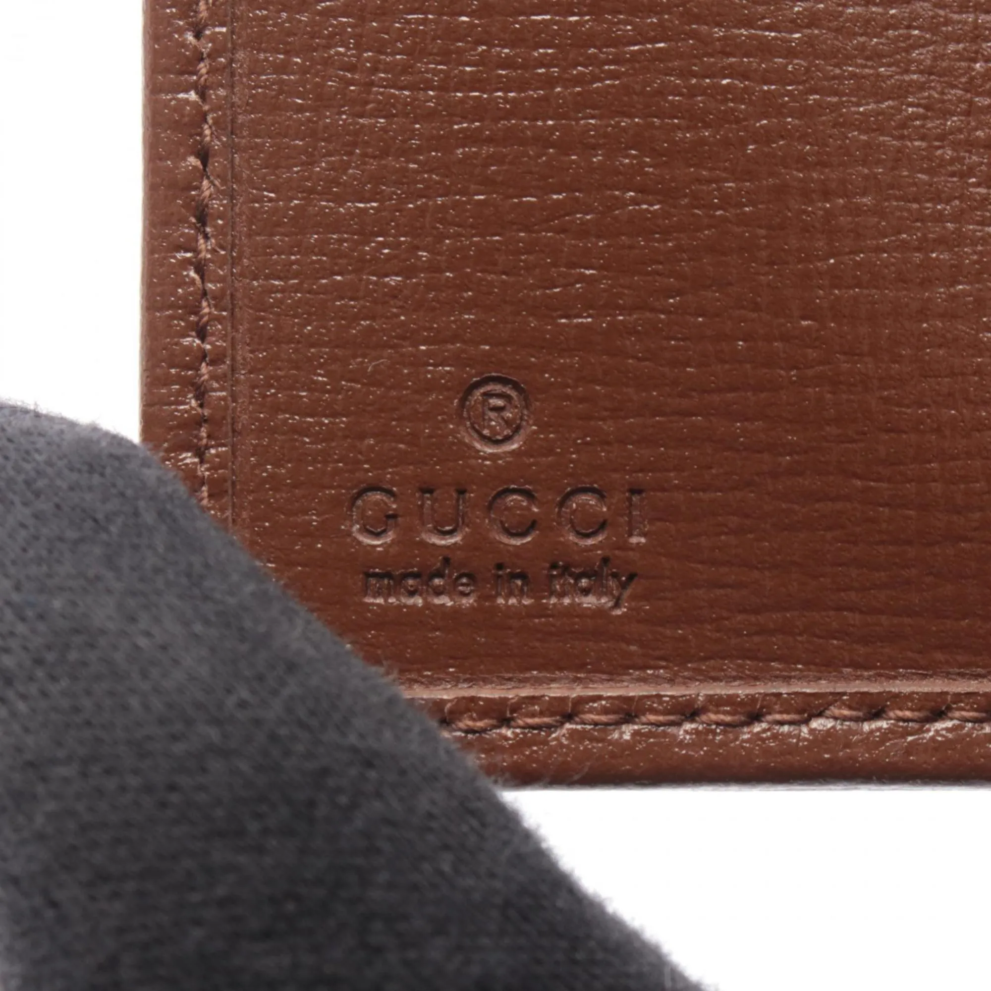 Canvas Leather Wallet (Tri-Fold) (Pre-Owned) - Gucci - Modalova