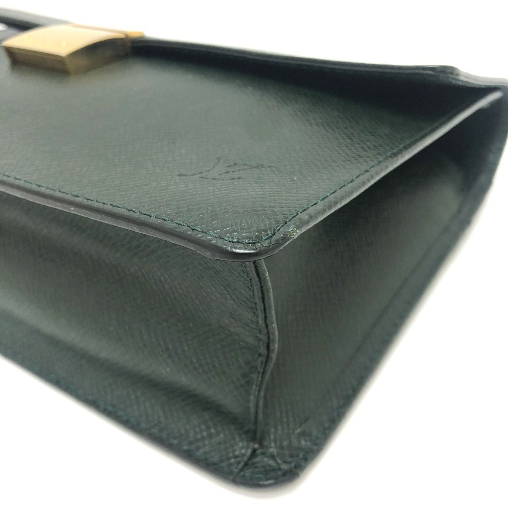 Leather Taiga Leather Clutch Bag (Pre-Owned) - Louis Vuitton - Modalova