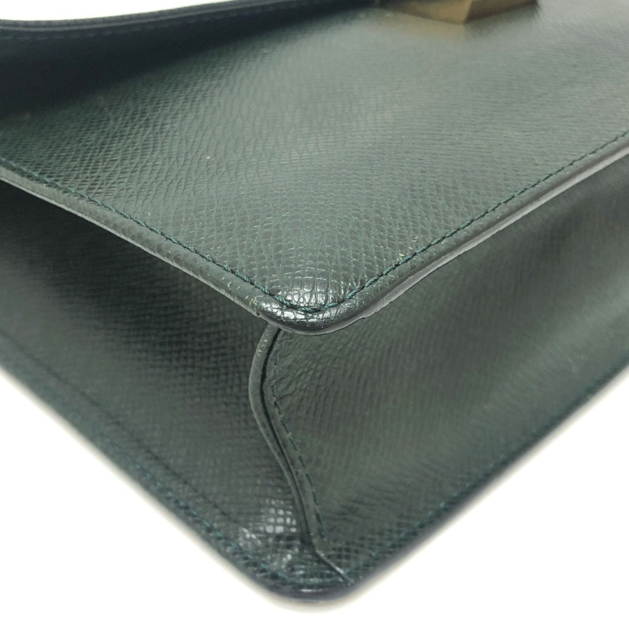 Leather Taiga Leather Clutch Bag (Pre-Owned) - Louis Vuitton - Modalova