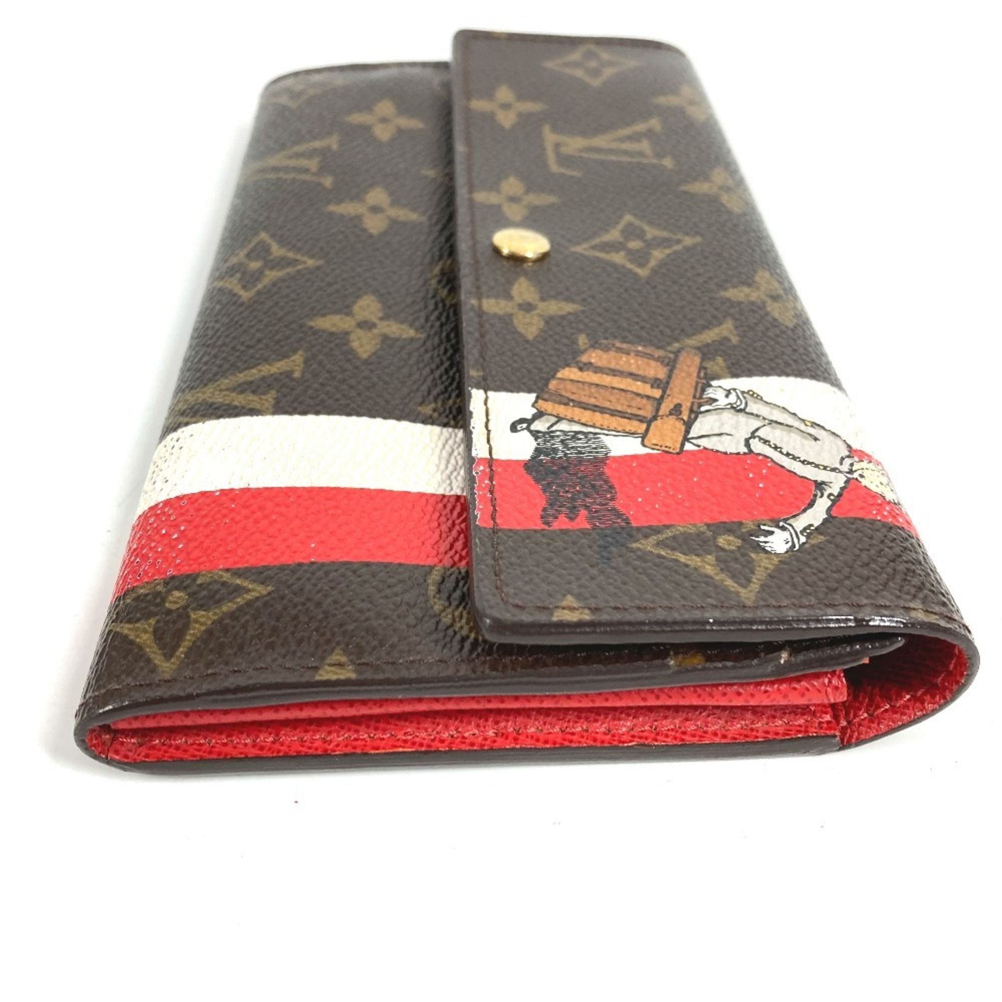 Canvas Monogram Long Wallet (Tri-Fold) (Pre-Owned) - Louis Vuitton - Modalova