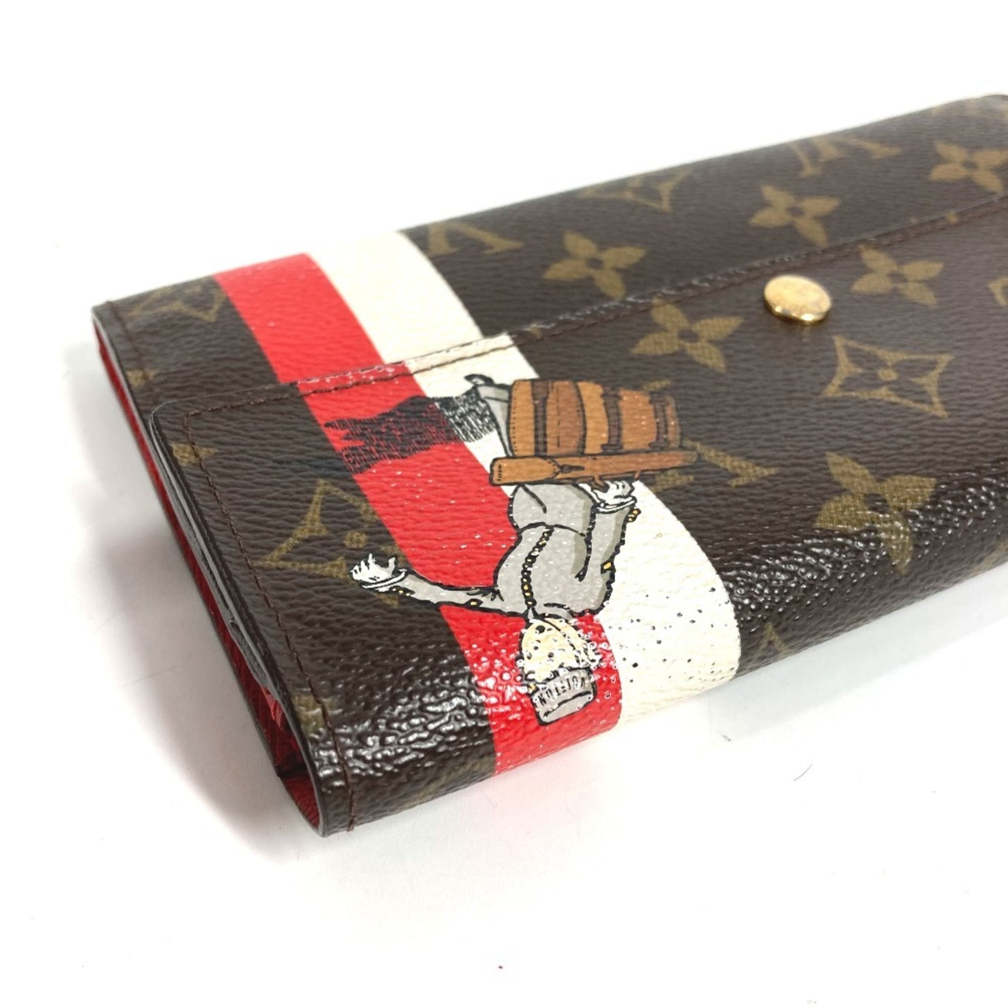 Canvas Monogram Long Wallet (Tri-Fold) (Pre-Owned) - Louis Vuitton - Modalova