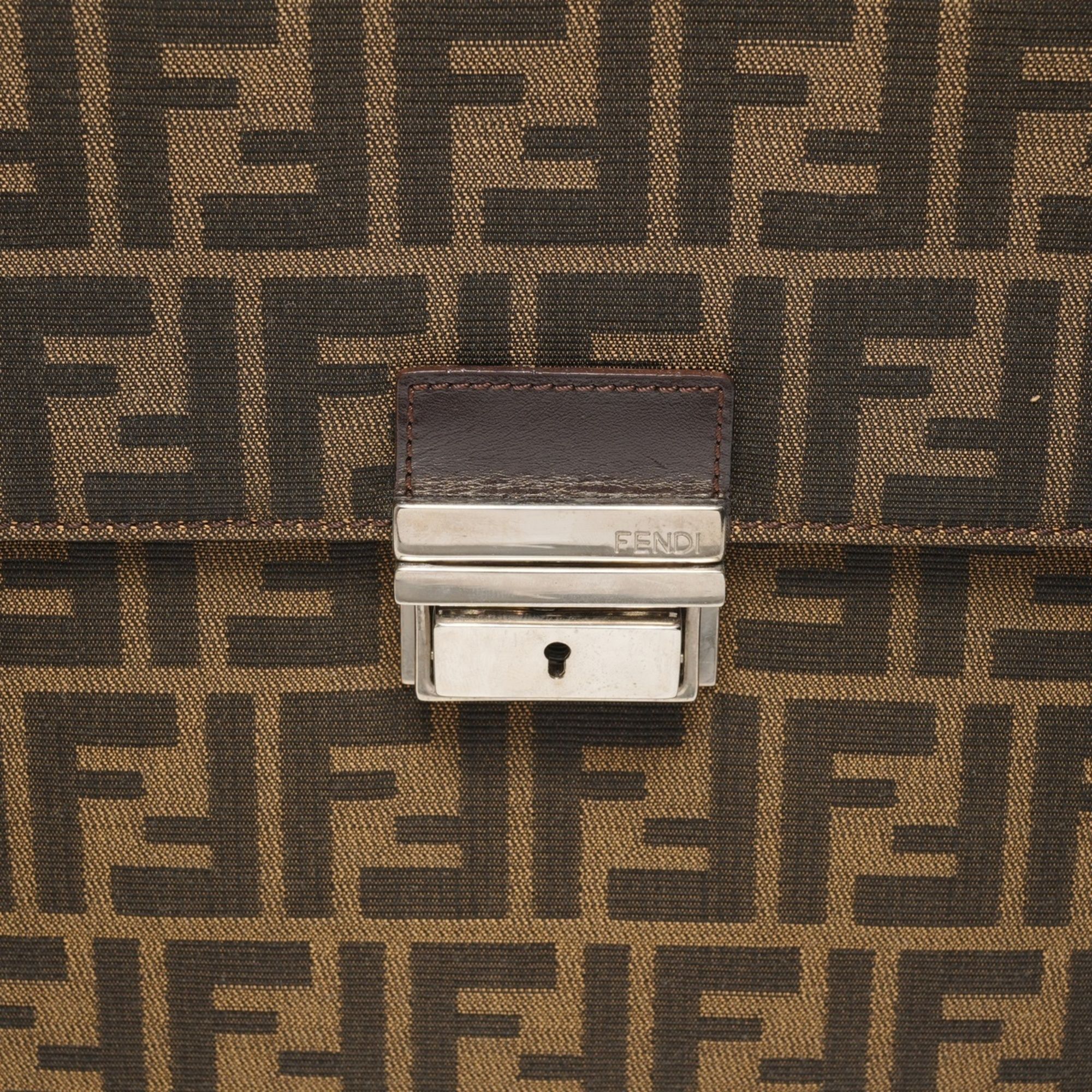 Canvas Briefcase Handbag (Pre-Owned) - Fendi - Modalova